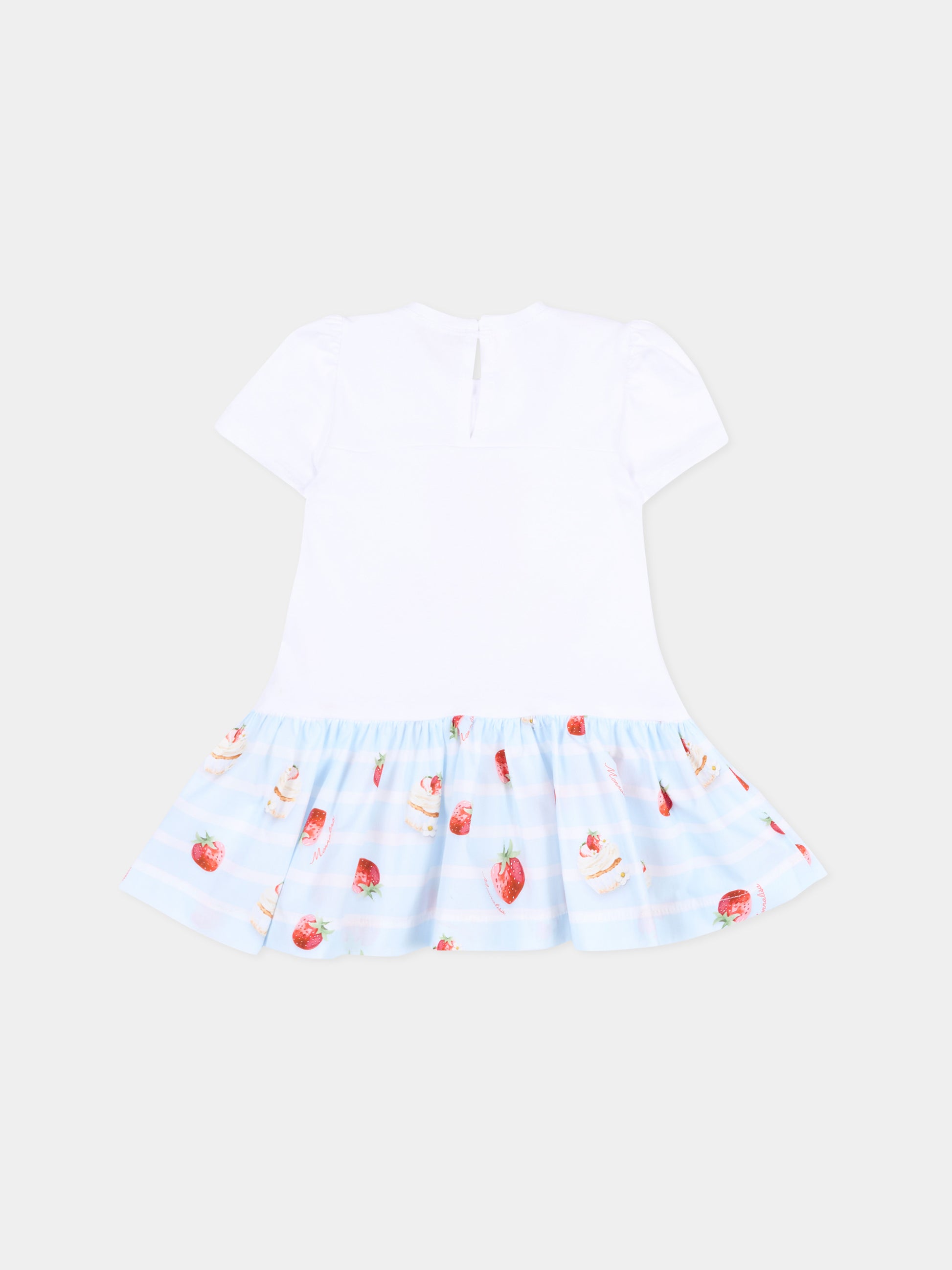 Vestito multicolor per neonata con Winnie the Pooh,Monnalisa,31G916 - 7201 - 9952