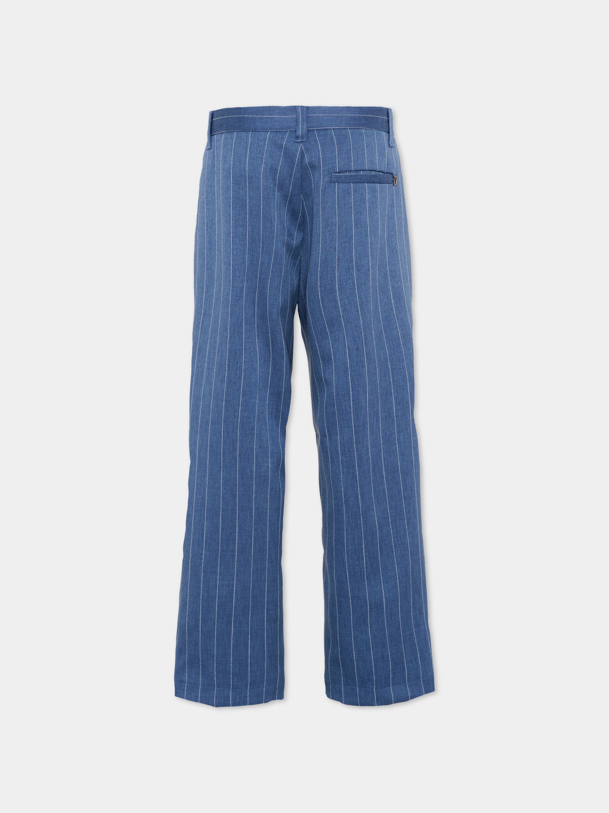 Pantaloni azzurri per bambino gessati,Dondup Kids,DMPA178 0 TV117 4019