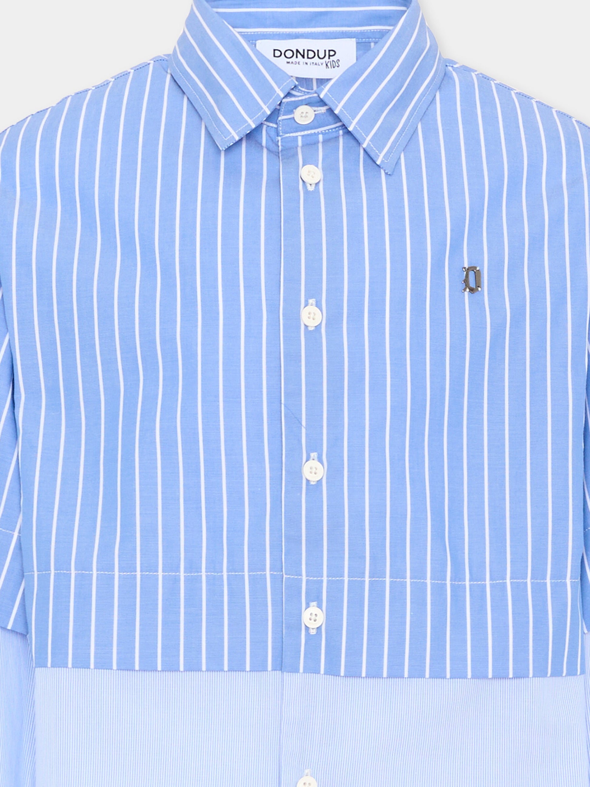 Camicia multicolor per bambino a righe,Dondup Kids,DMCA049 0 CR016 D128