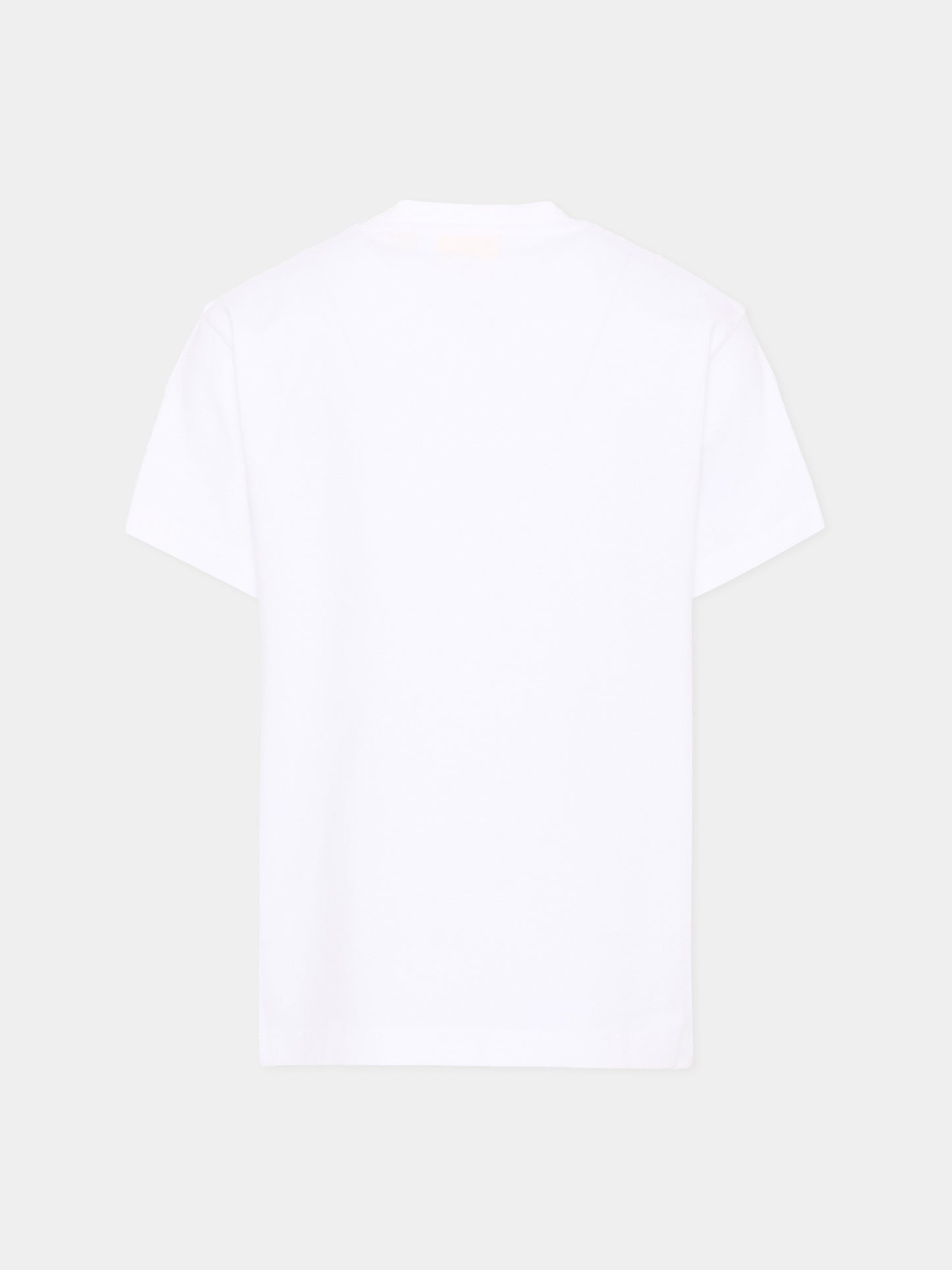 T-Shirt bianca per bambini con logo,Off White,44BAA002S26J001100