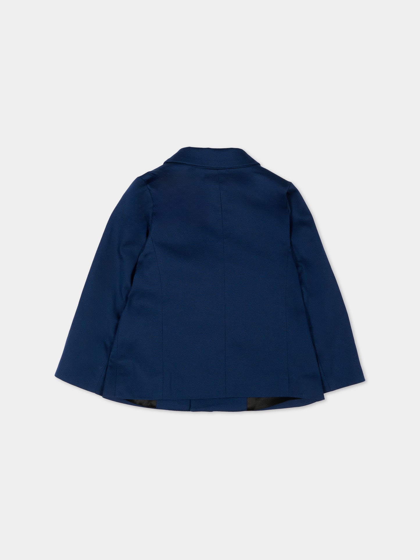 Giaccca blu per neonato con bottoni oro,Balmain Kids,BY2524-G0197 620OR