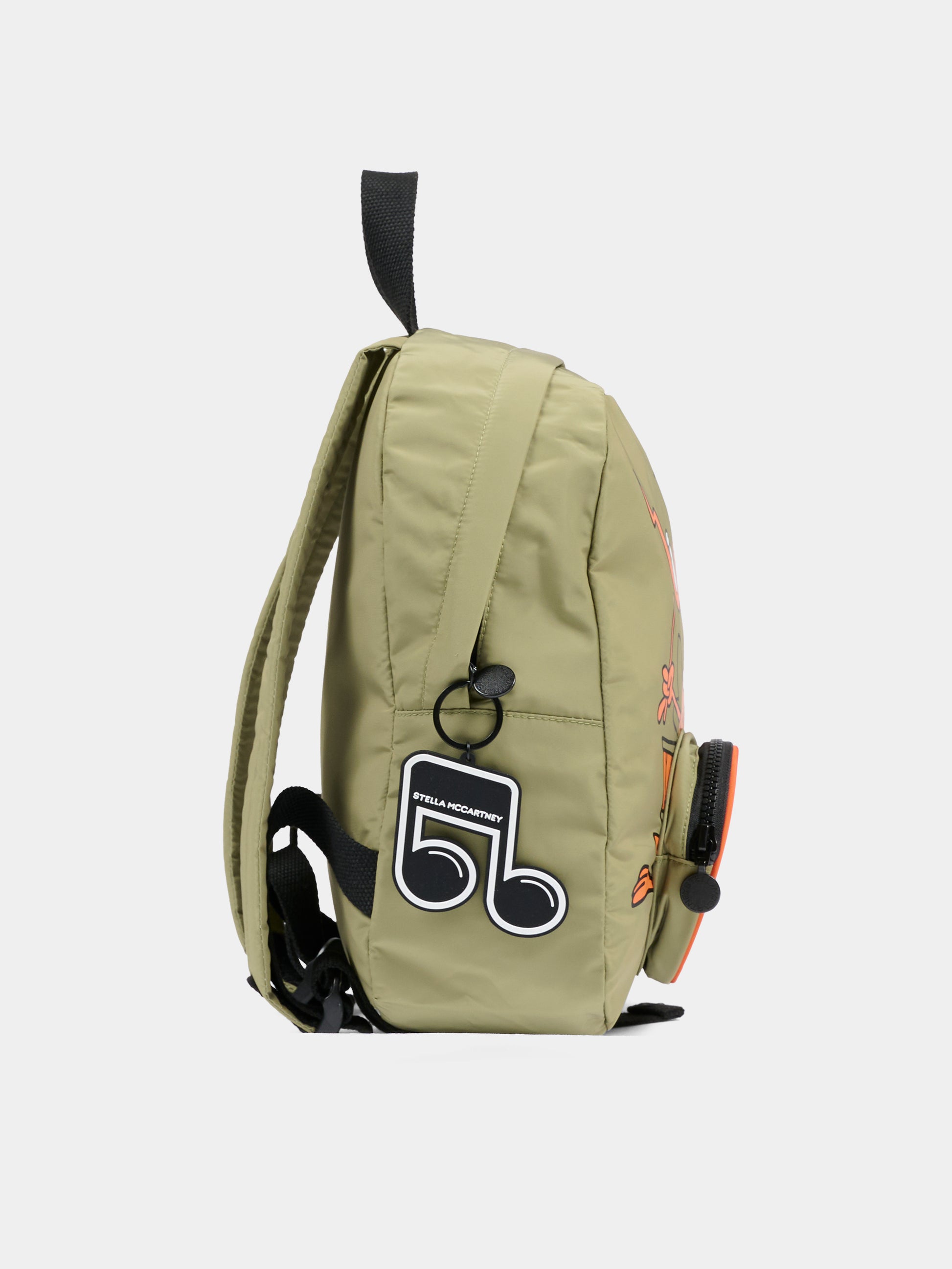Zaino verde per bambino con stampa insetto,Stella Mccartney Kids,TY0P58-Z0537 770