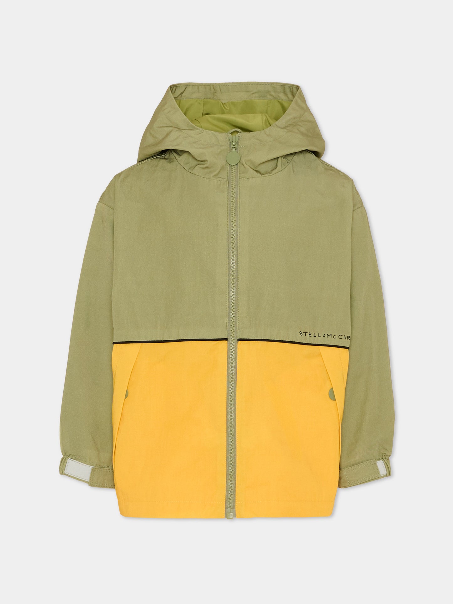 Giacca a vento multicolor per bambino con logo,Stella Mccartney Kids,TY2P17-Z3534 770