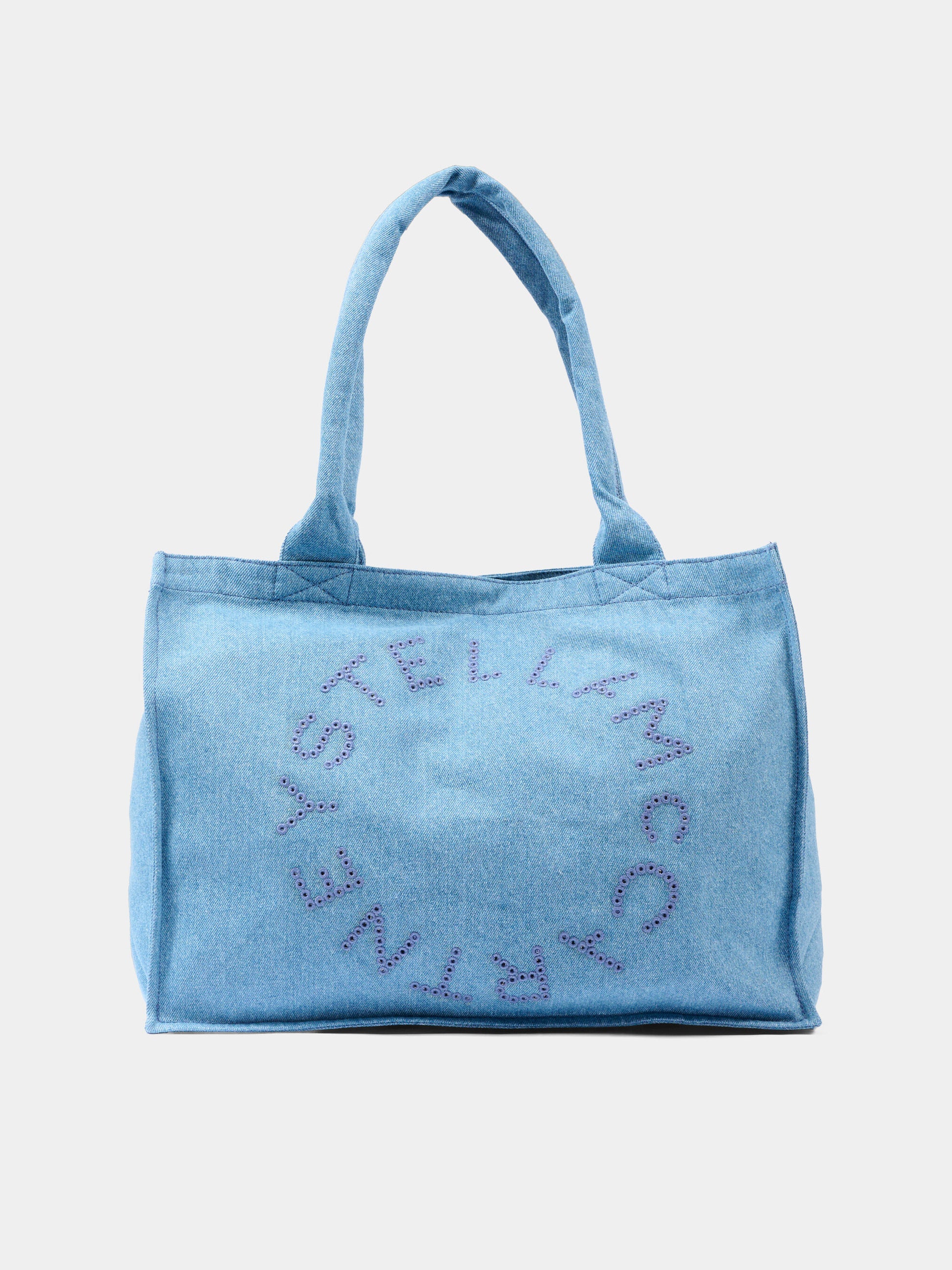 Borsa blu per bambina con logo,Stella Mccartney Kids,TY0A98-Z3618 600