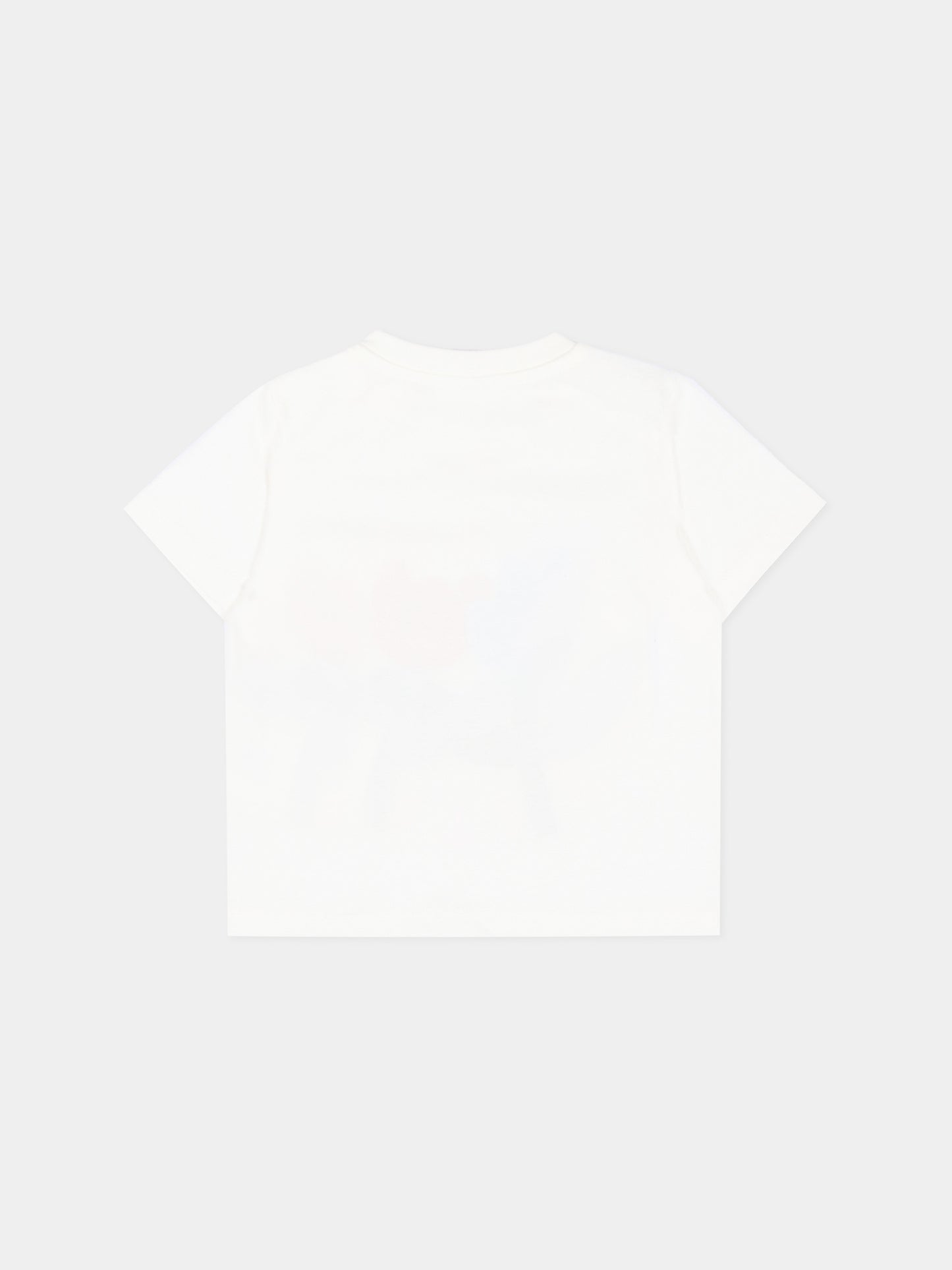 T-shirt avorio per neonata con tulipani,Stella Mccartney Kids,TY8121-Z0434 101