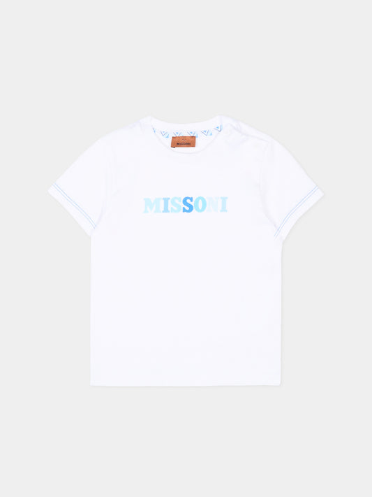 T-Shirt bianca Missoni per neonata,Missoni,MY8511-Z3672 100AZ