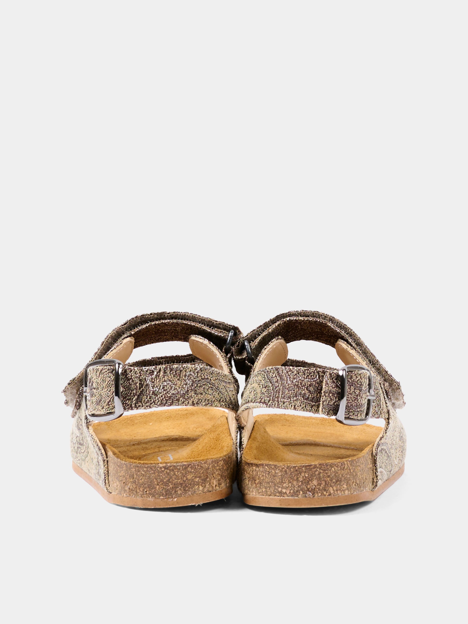 Sandali marroni per bambini con motivo paisley,Etro,GY0P46-U0264 311