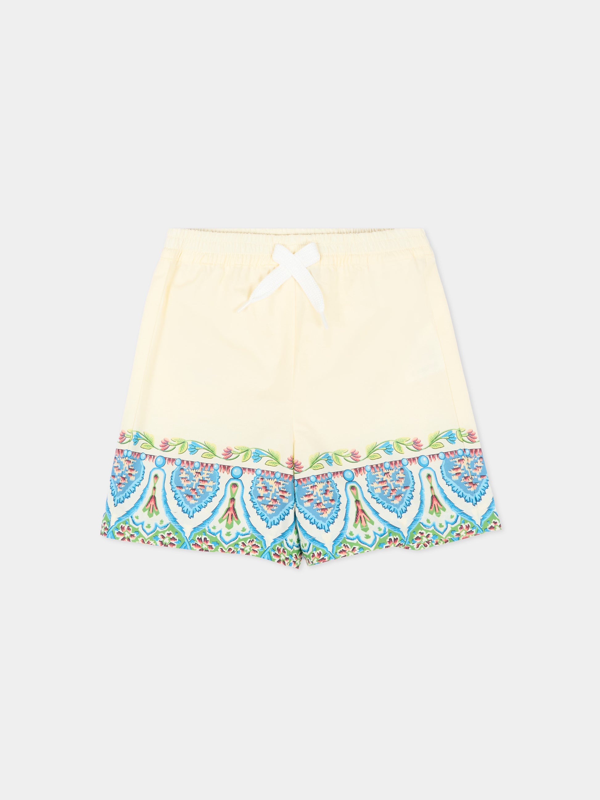 Shorts multicolor per neonato con stampa paisley,Etro,GY6559-P0601 106MC