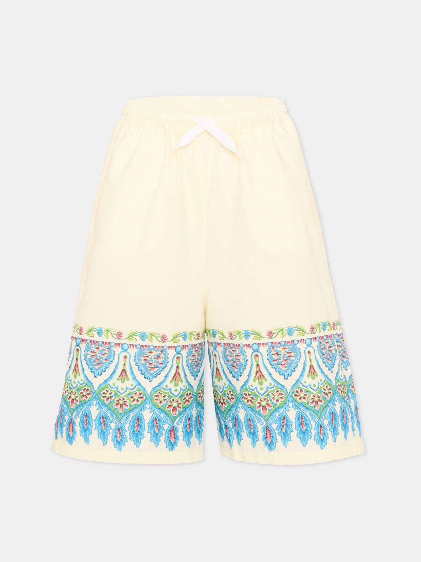 Shorts multicolor per bambino con stampa paisley,Etro,GY6Q89-P0601 106MC