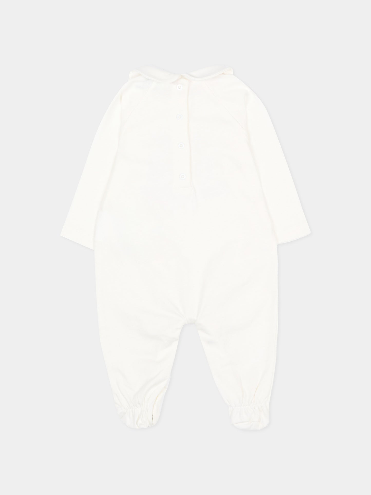 Set tutina avorio per neonata con logo Pegaso,Etro,GYB540-Z3672 102RS