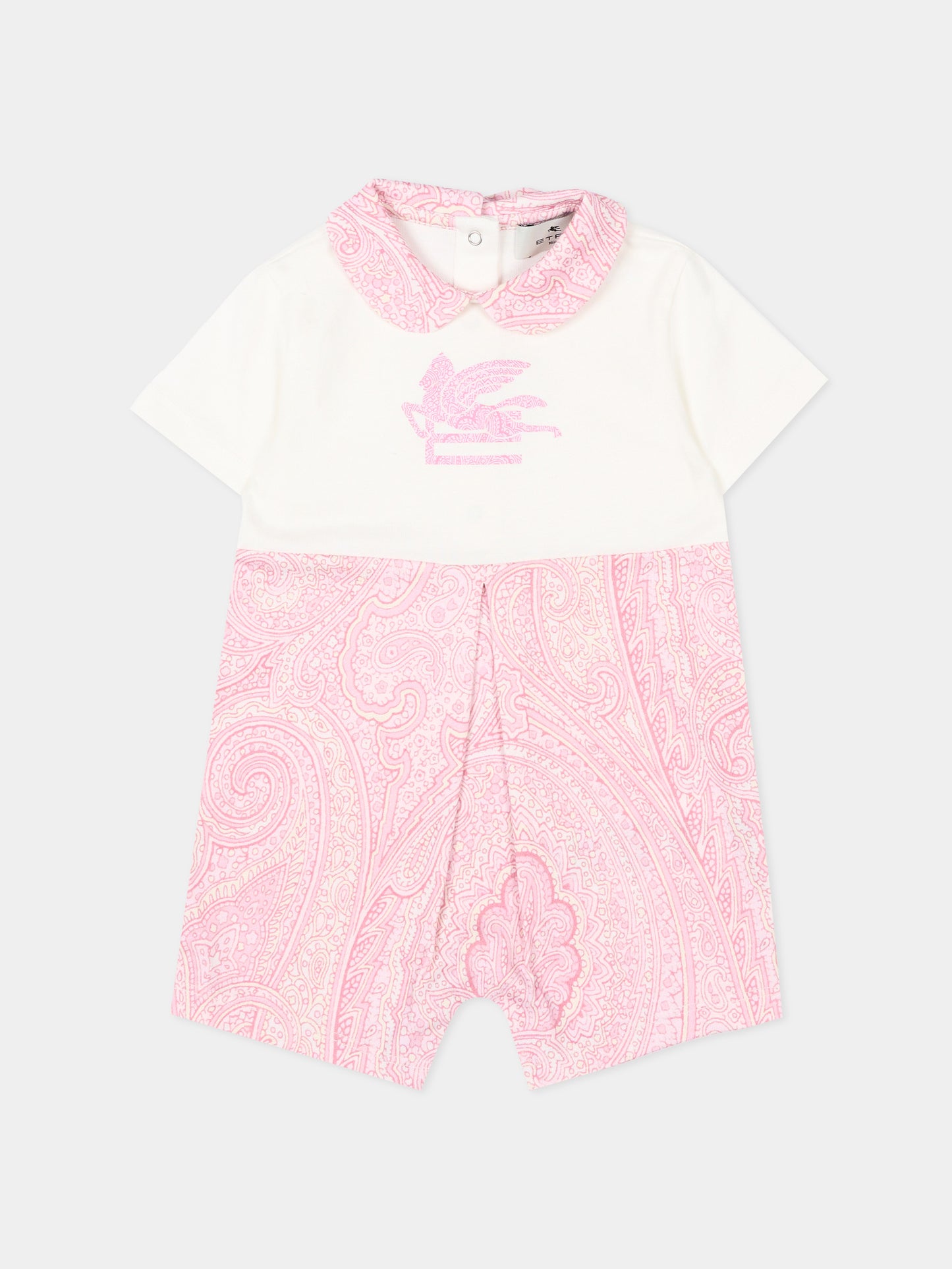 Set tutina rosa per neonata con Pegaso,Etro,GYB550-Z3771 502