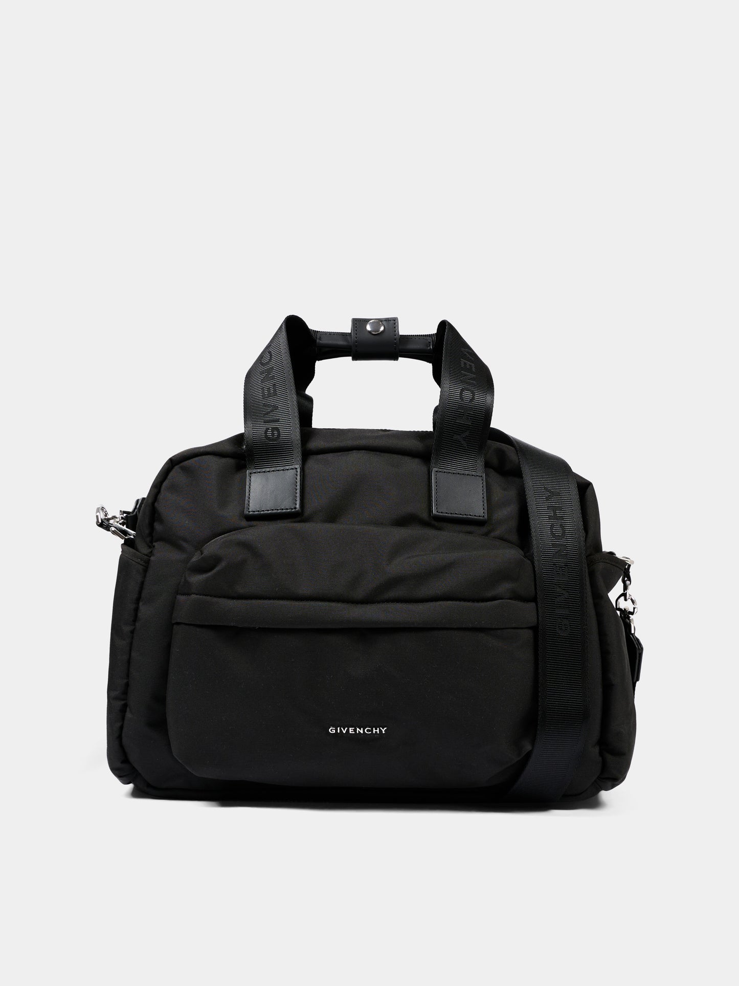 Borsa mamma nera per neonati con logo,Givenchy Kids,H31052 09B