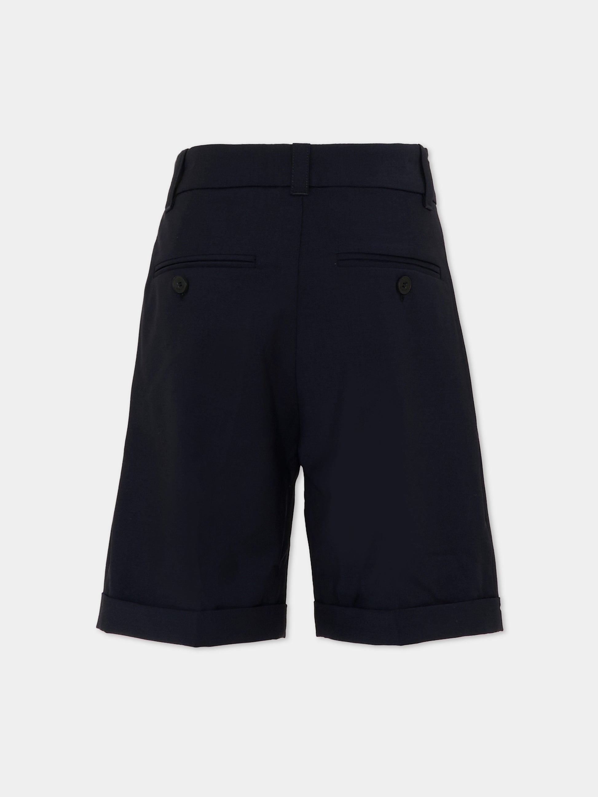 Shorts blu eleganti per bambino con logo,Givenchy Kids,H31111 061