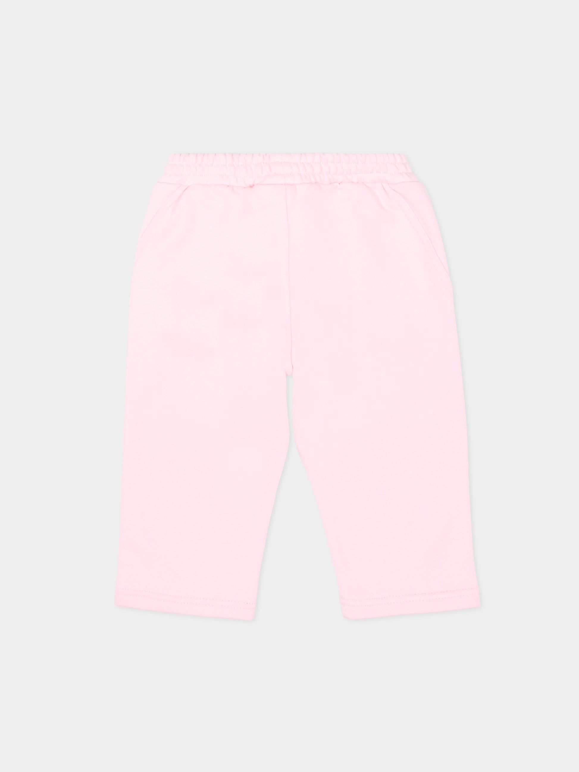 Pantaloni sportivi rosa per neonata logo,Givenchy Kids,H31168 44Z