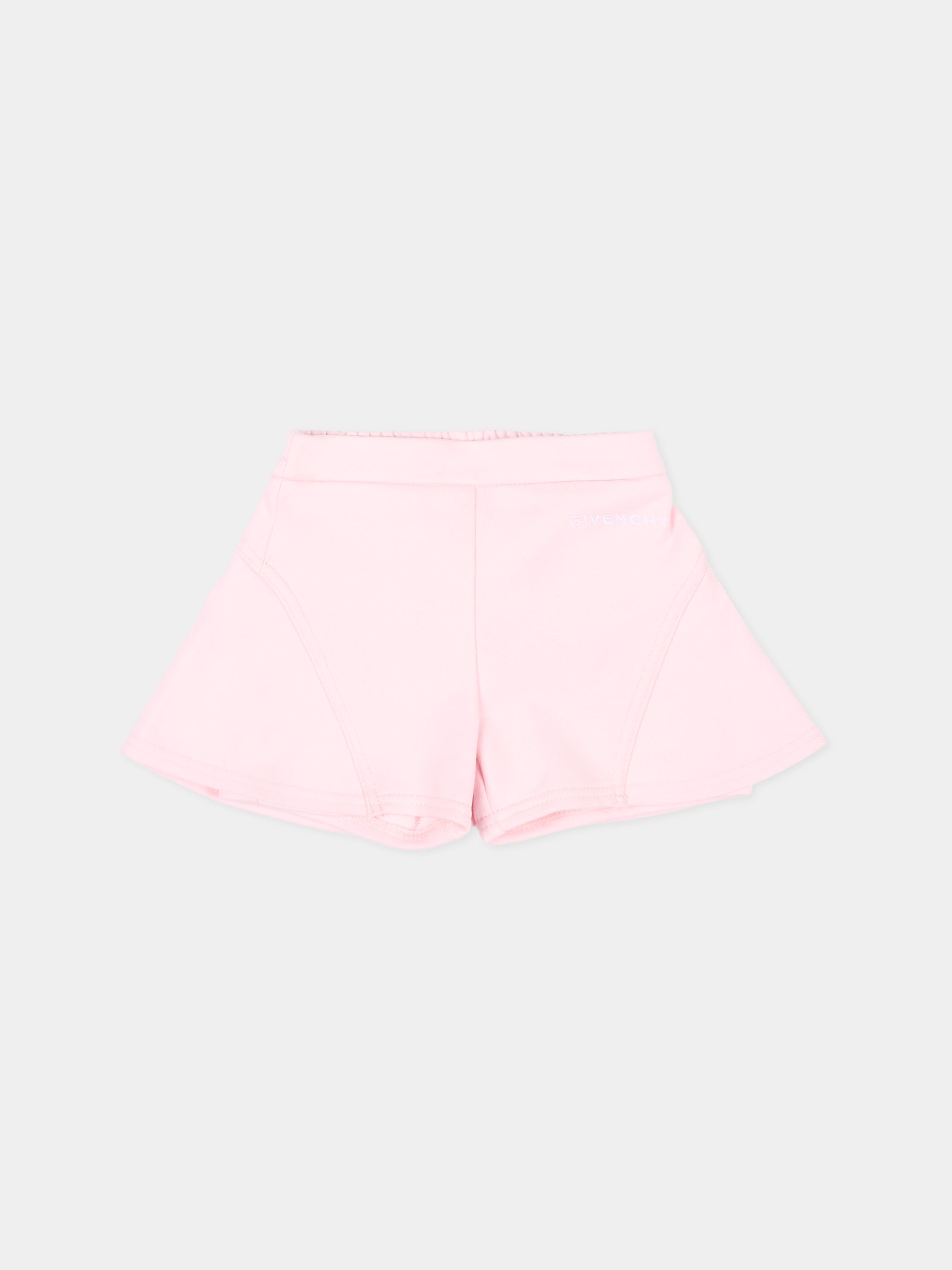Shorts sportivi rosa per neonata,Givenchy Kids,H31183 44Z