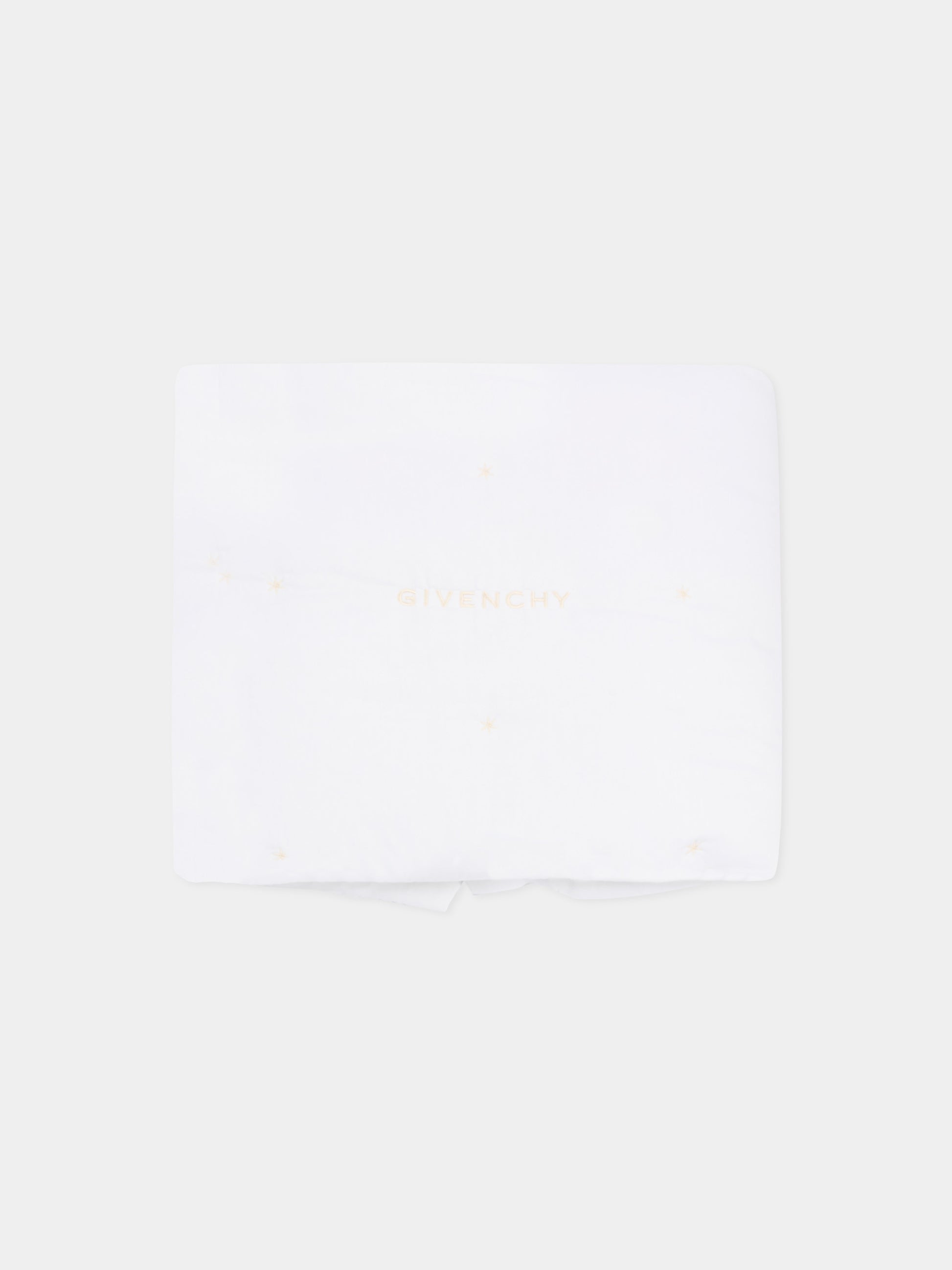Coperta bianca per neonati con orsetto,Givenchy Kids,H31246 10P