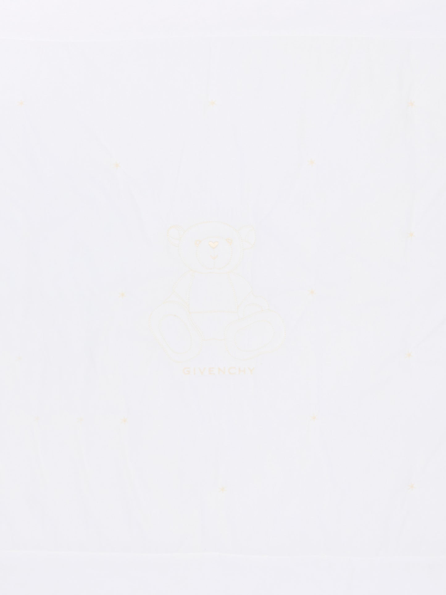 Coperta bianca per neonati con orsetto,Givenchy Kids,H31246 10P