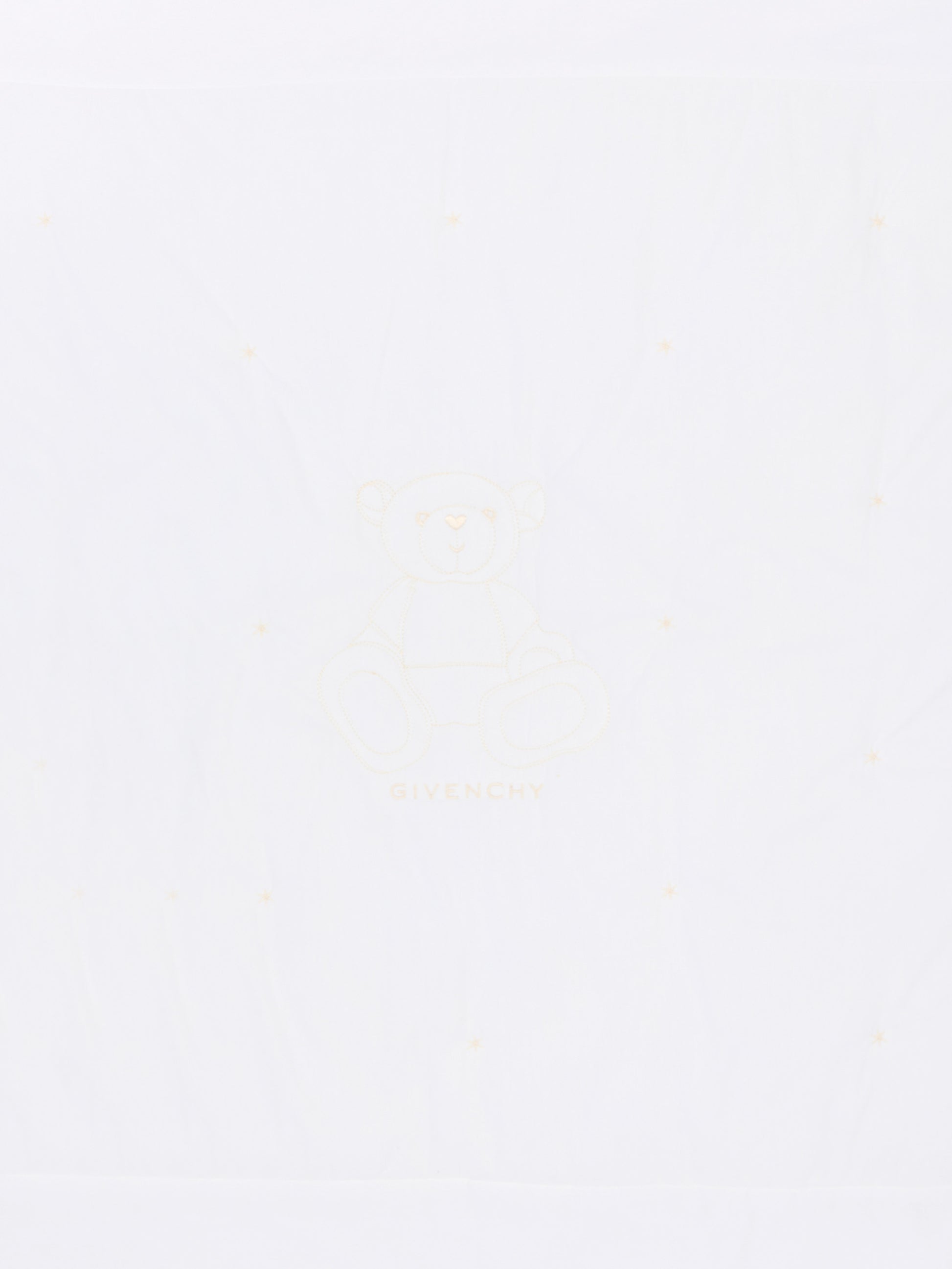 Coperta bianca per neonati con orsetto,Givenchy Kids,H31246 10P