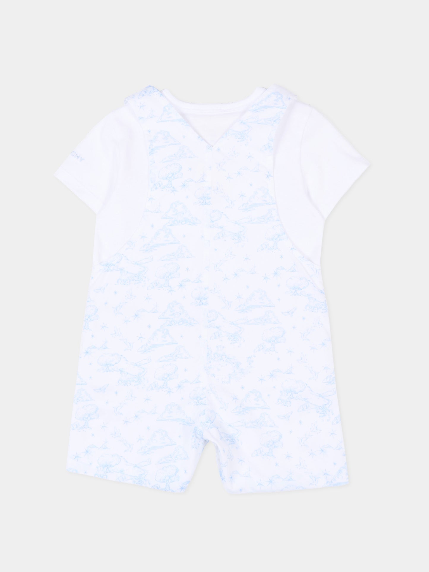 Salopette multicolor per neonato,Givenchy Kids,H31261 N48