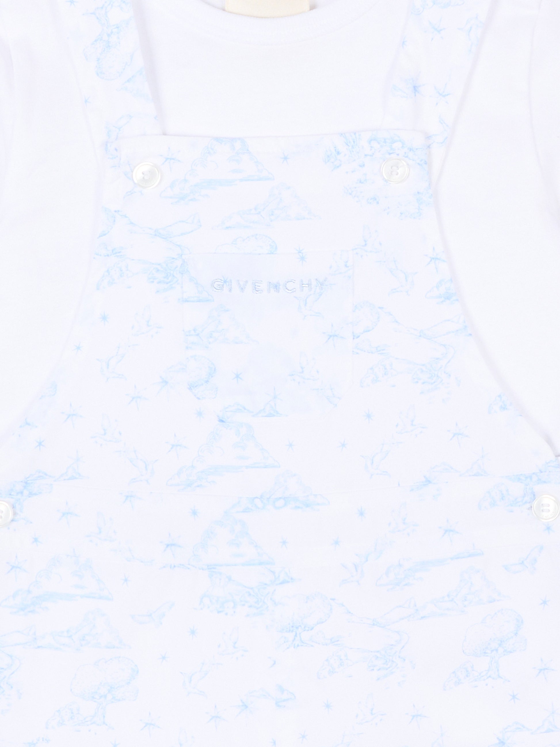 Salopette multicolor per neonato,Givenchy Kids,H31261 N48