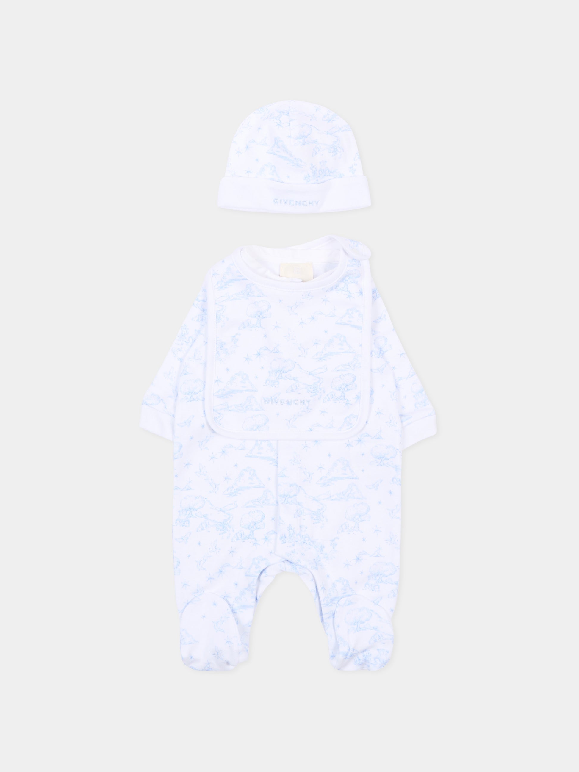 Set tutina multicolor per neonato,Givenchy Kids,H31264 N48