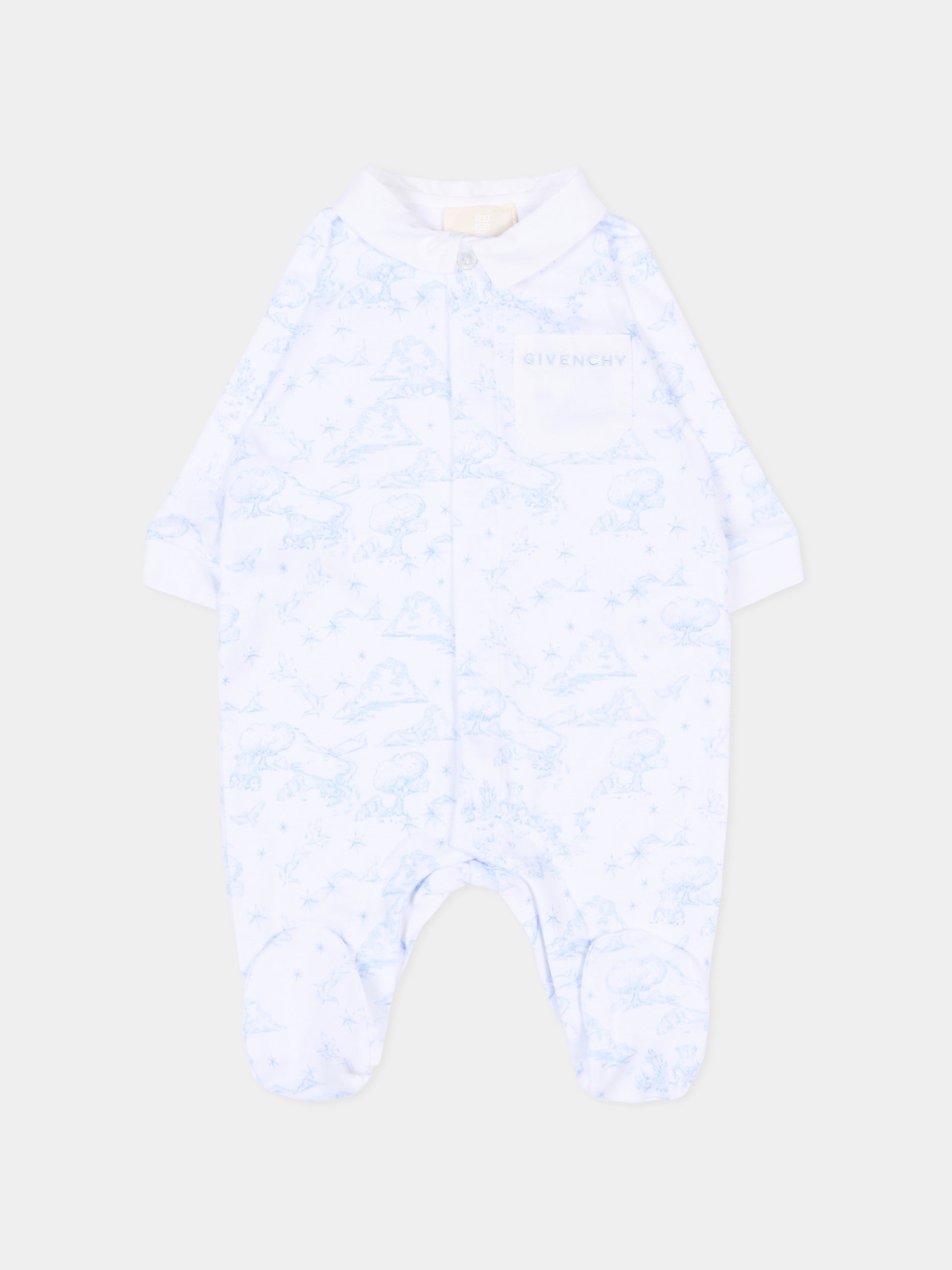 Set tutina multicolor per neonato,Givenchy Kids,H31264 N48