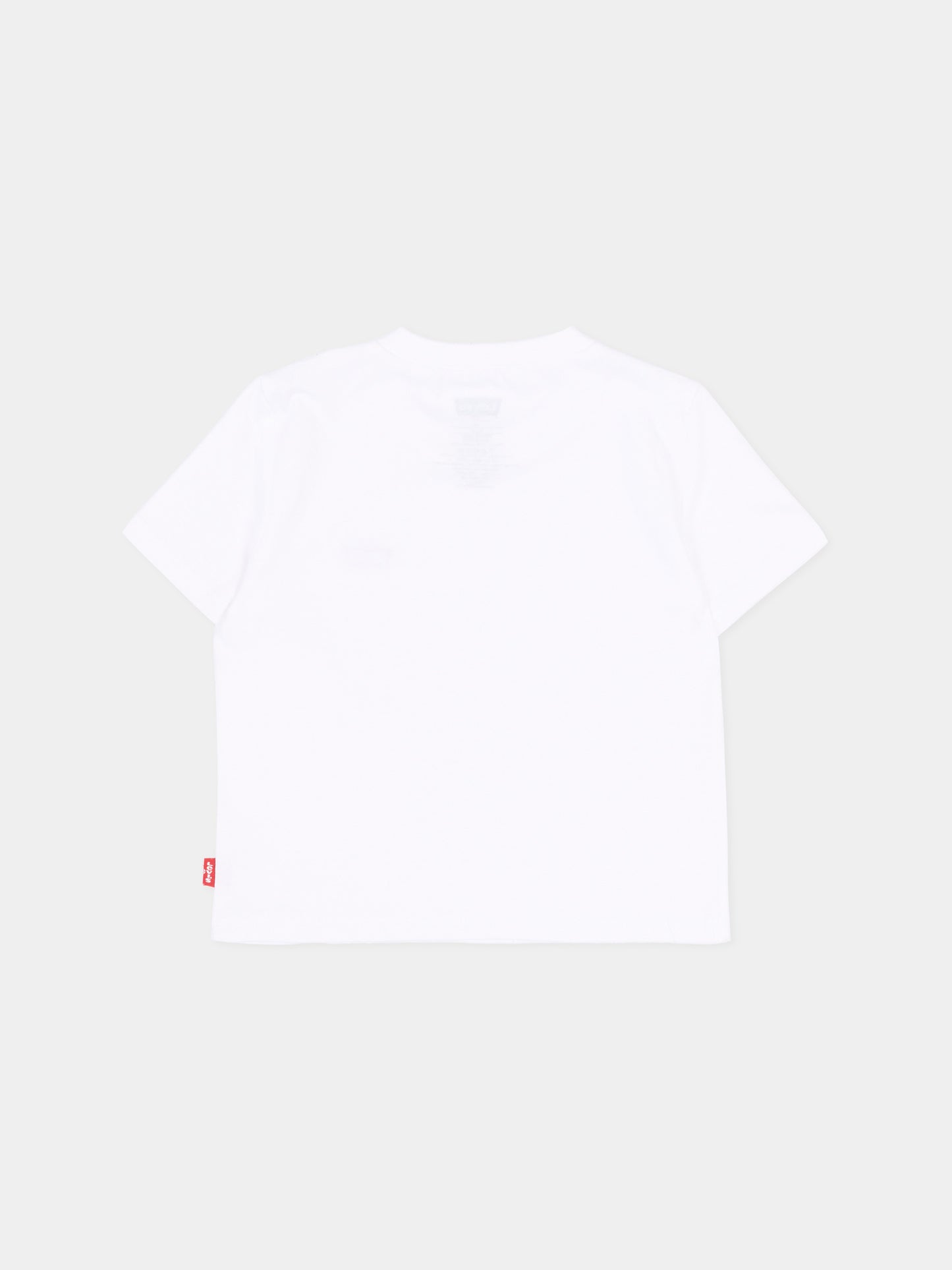 T-Shirt bianca per neonati con logo,Levi's Kids,6EA100 001