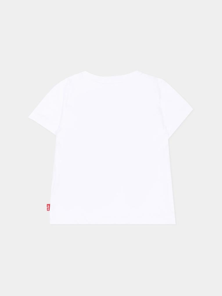 T-Shirt bianca per neonati con logo,Levi's Kids,6E8157 001