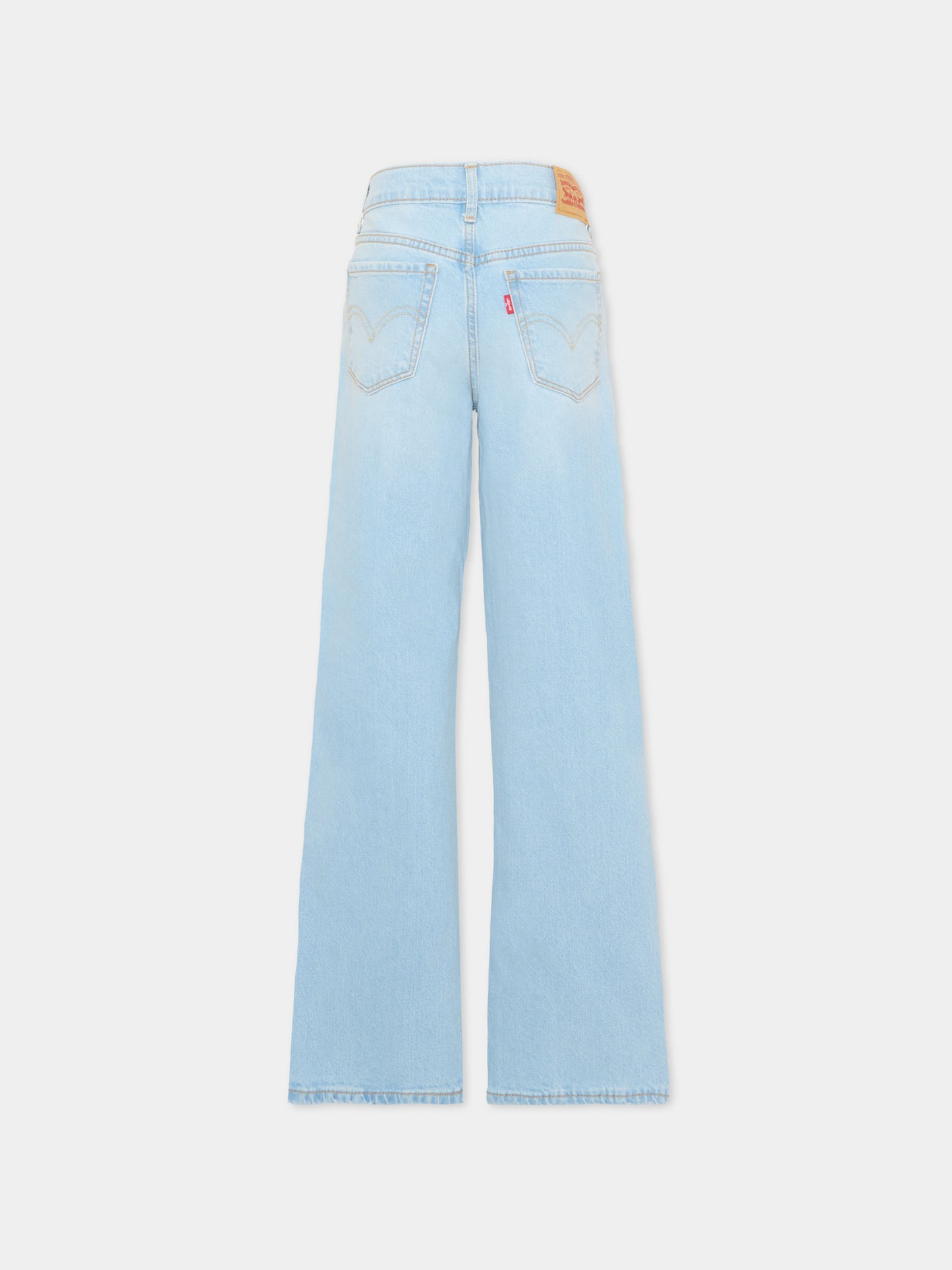 Jeans denim per bambina wide leg,Levi's Kids,4EL007 L9W