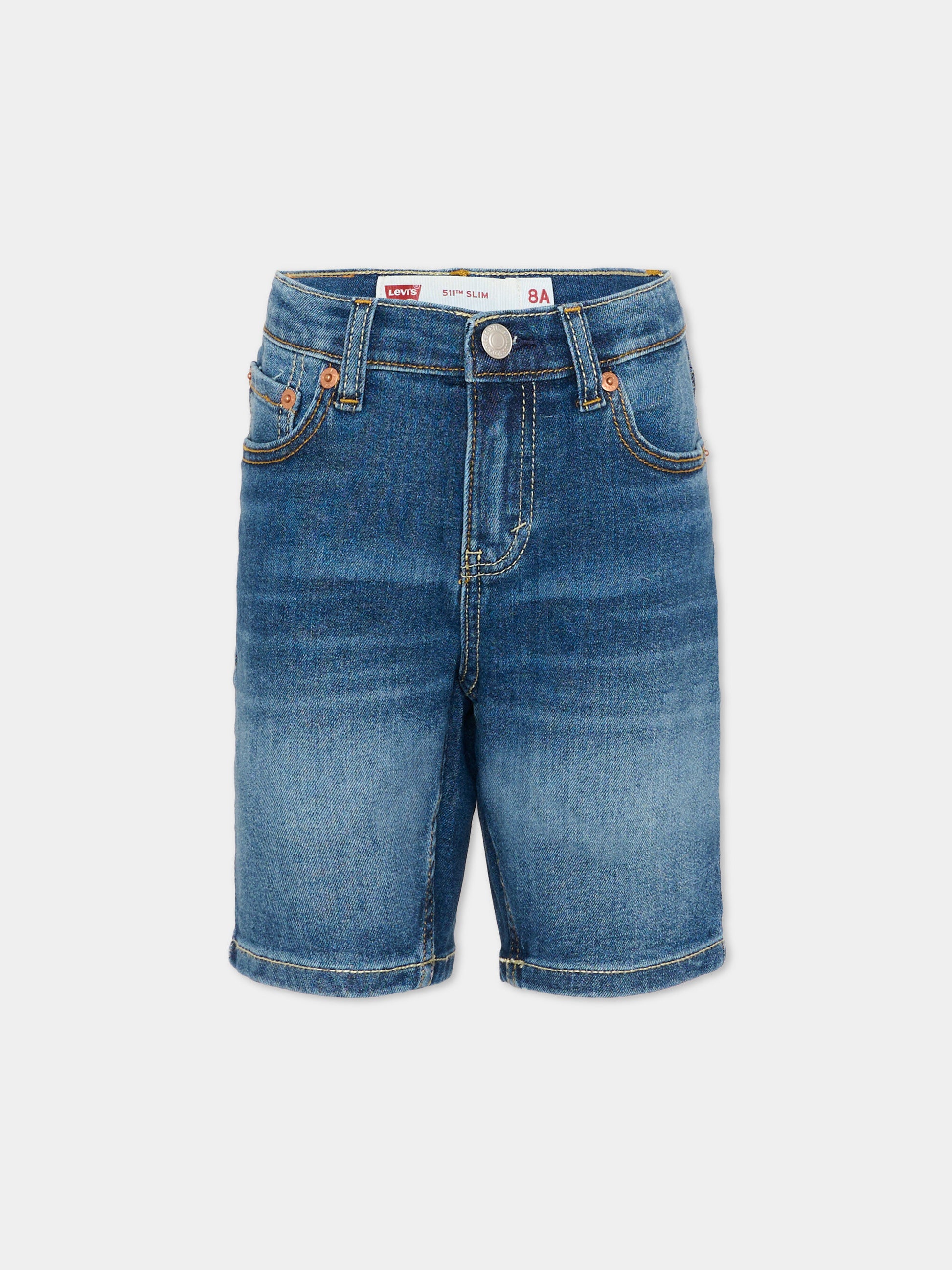 Shorts denim 511 per bambino,Levi's Kids,9EM374 DC3