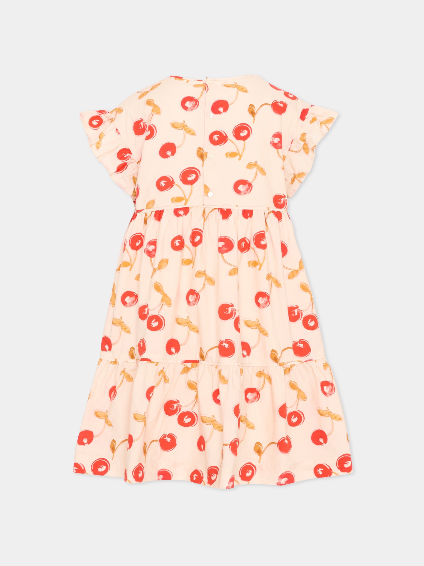 Vestito multicolor ciliegie per bambina,Bonpoint,S06GDRW00011 603A