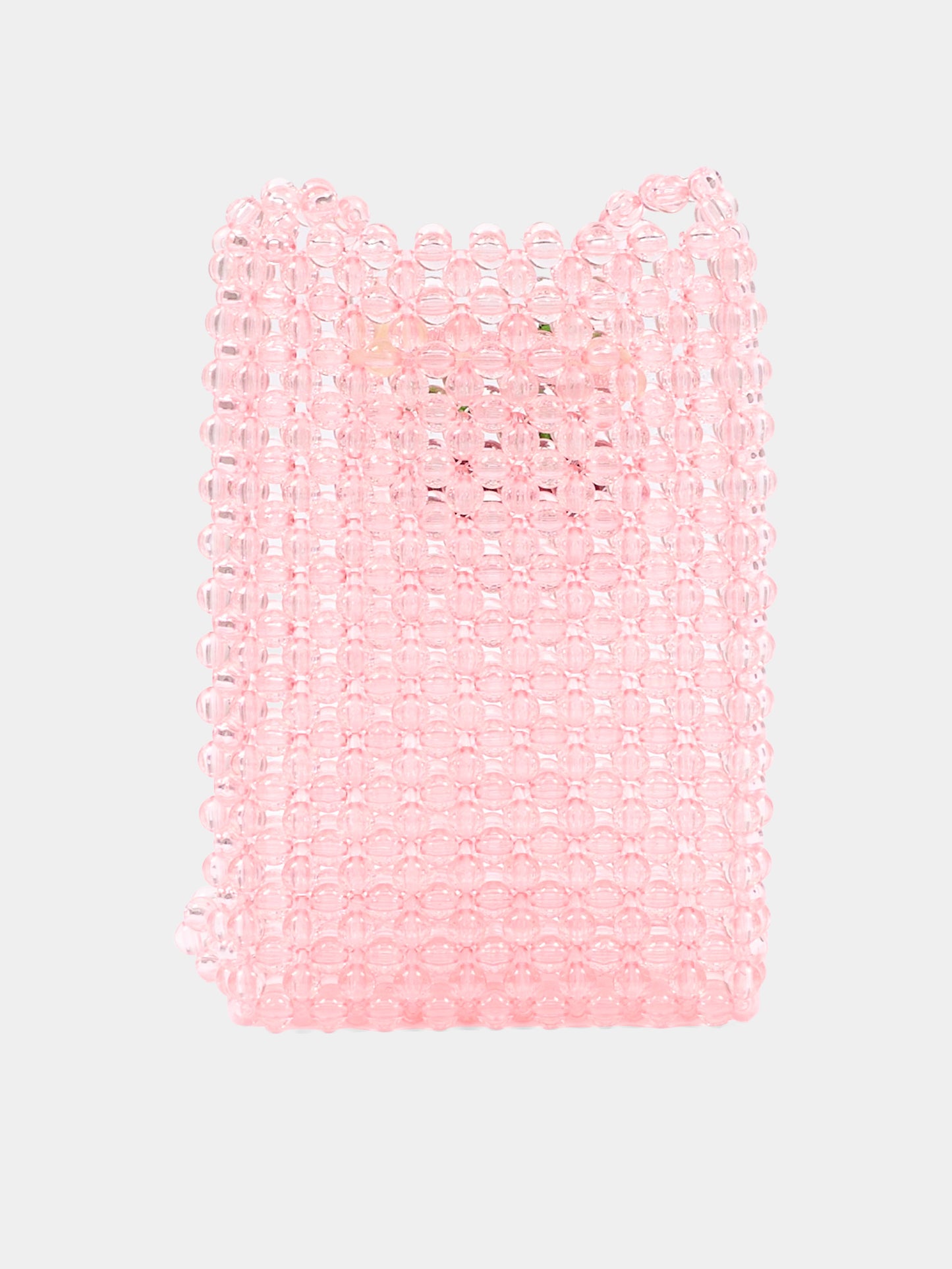 Pink bag for girl with cherries