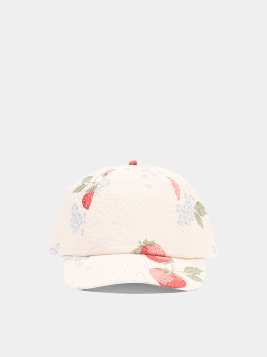 Cappello rosa Ava per bambina con fragole,Konges Sløjd,KS104648 MARMELADE SUN