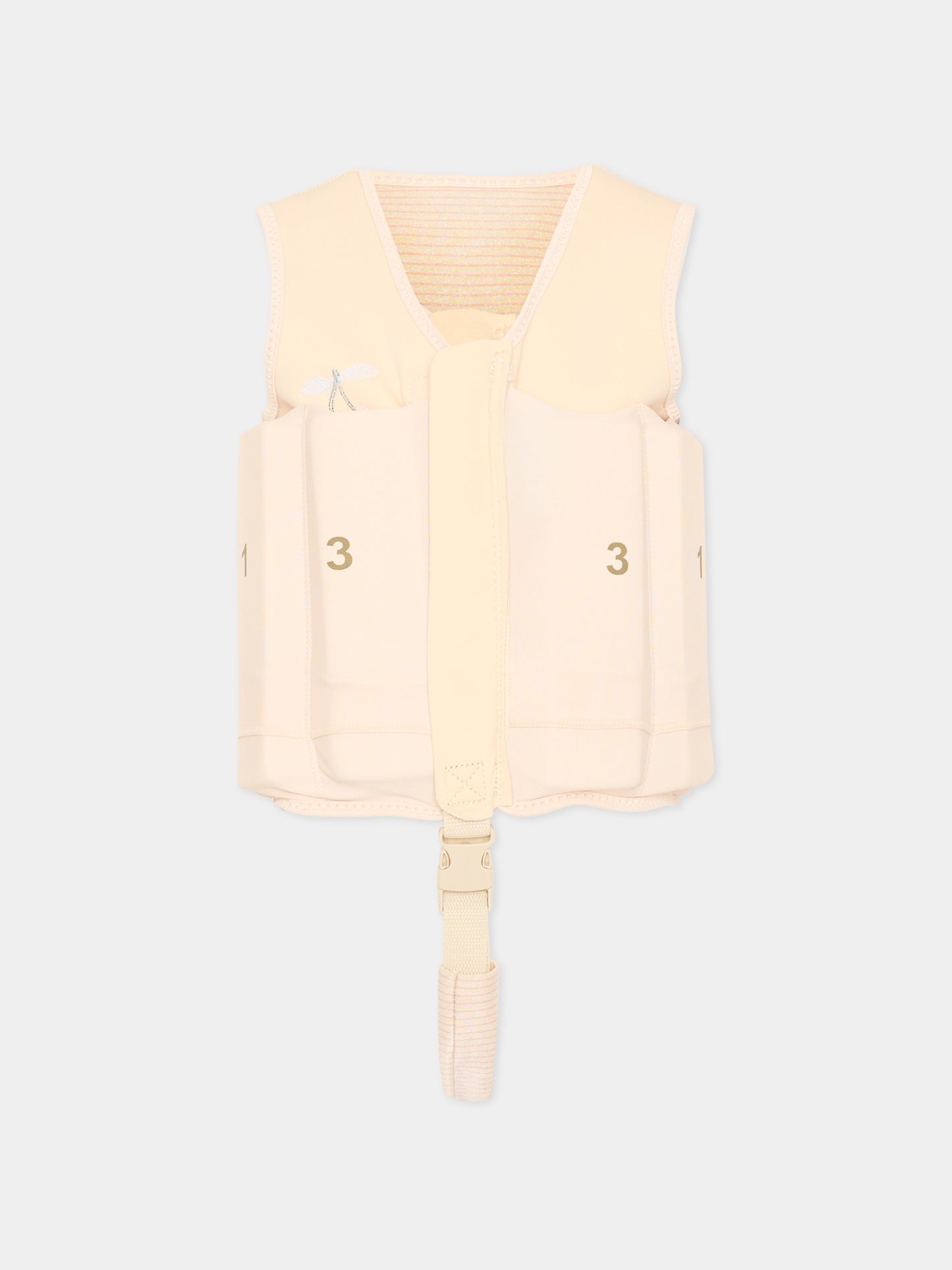 Giubbotto salvagente rosa per bambina con ciliegie,Konges Sløjd,KS104726 ROSE STRIPE