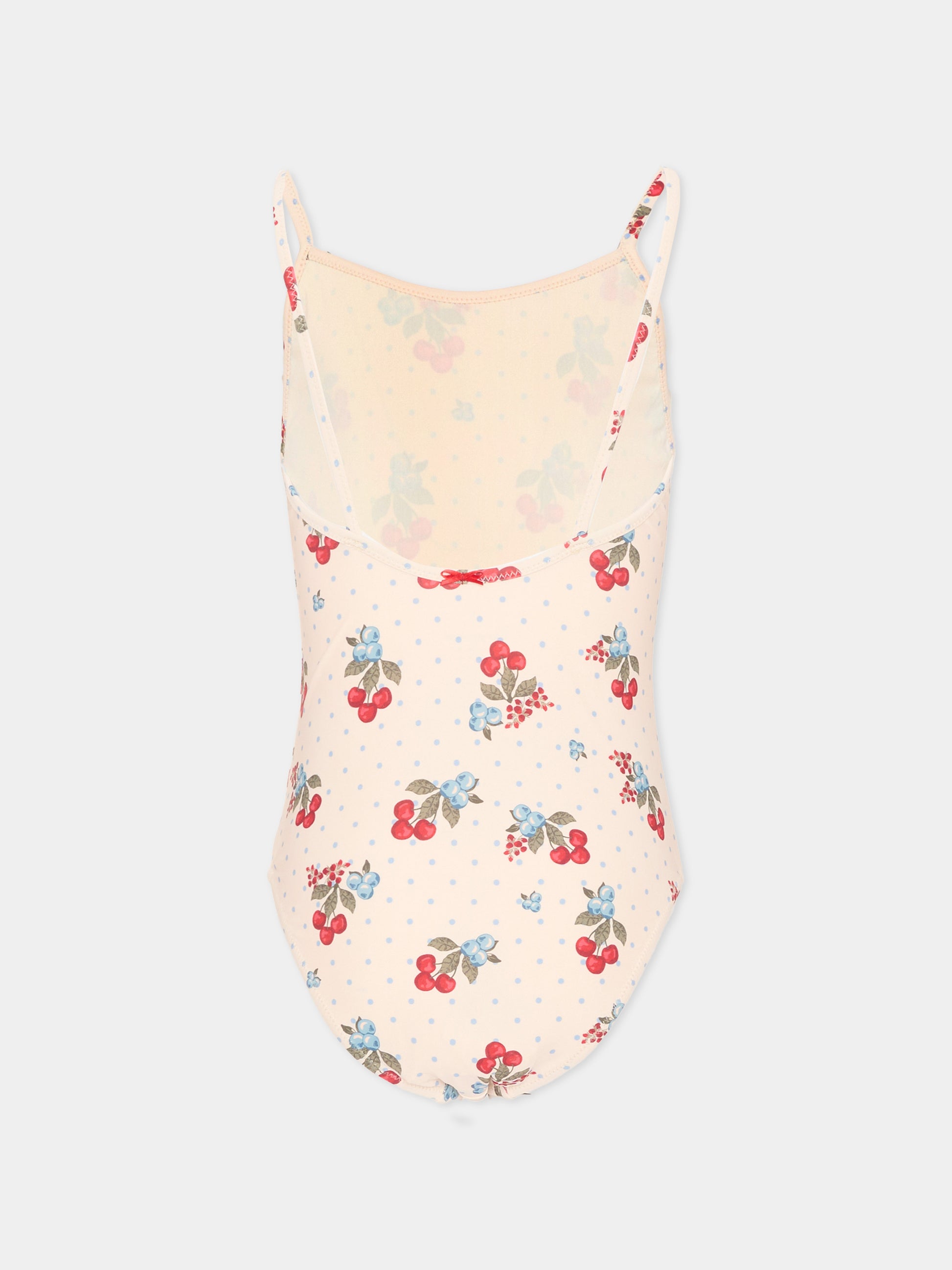 Costume intero multicolor per bambina con ciliegie,Konges Sløjd,KS104821 MARMELATTA