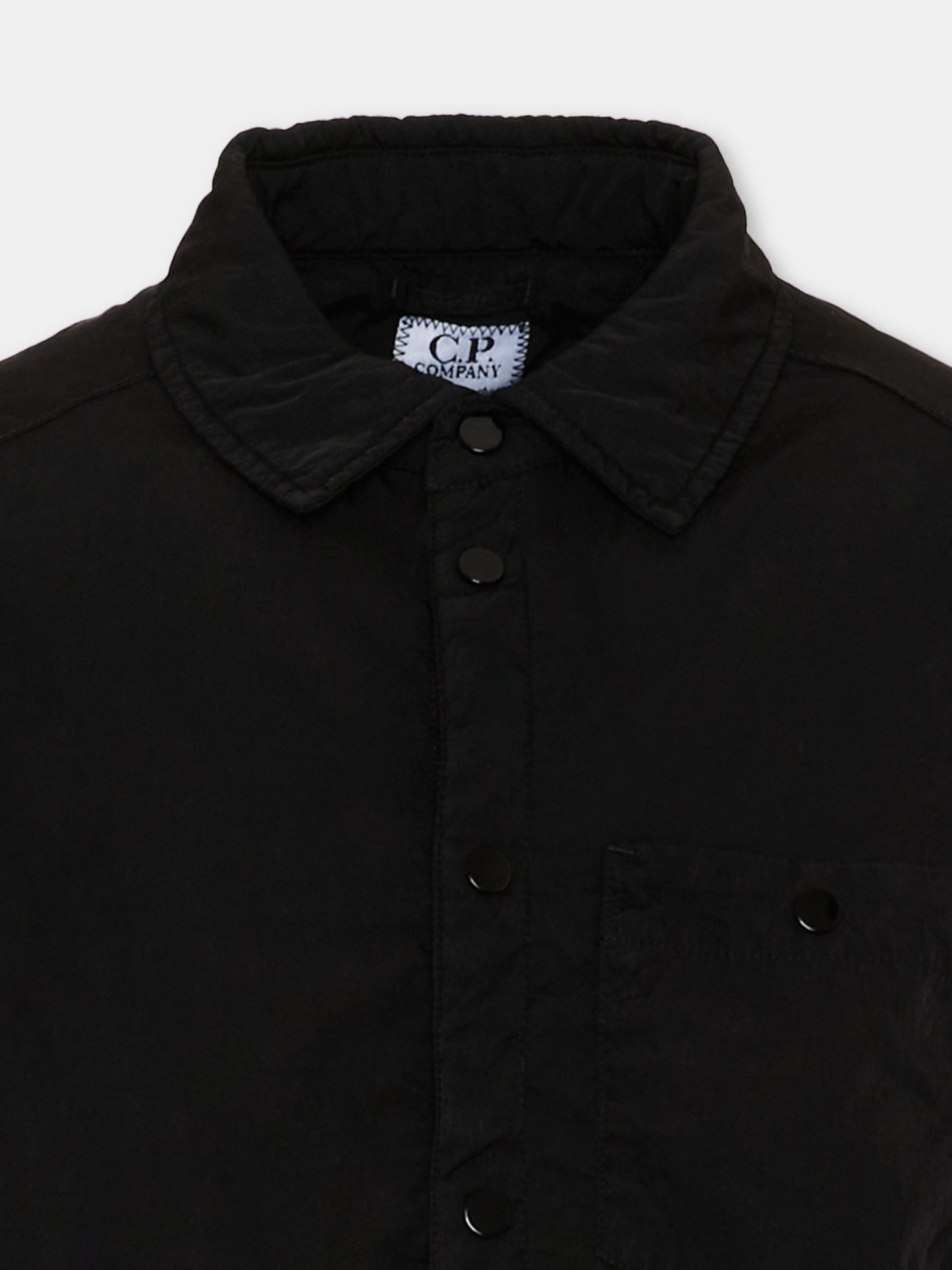 Giubbotto nero per bambino con lente,C. P. Company,CUS01T-L3C00 60100