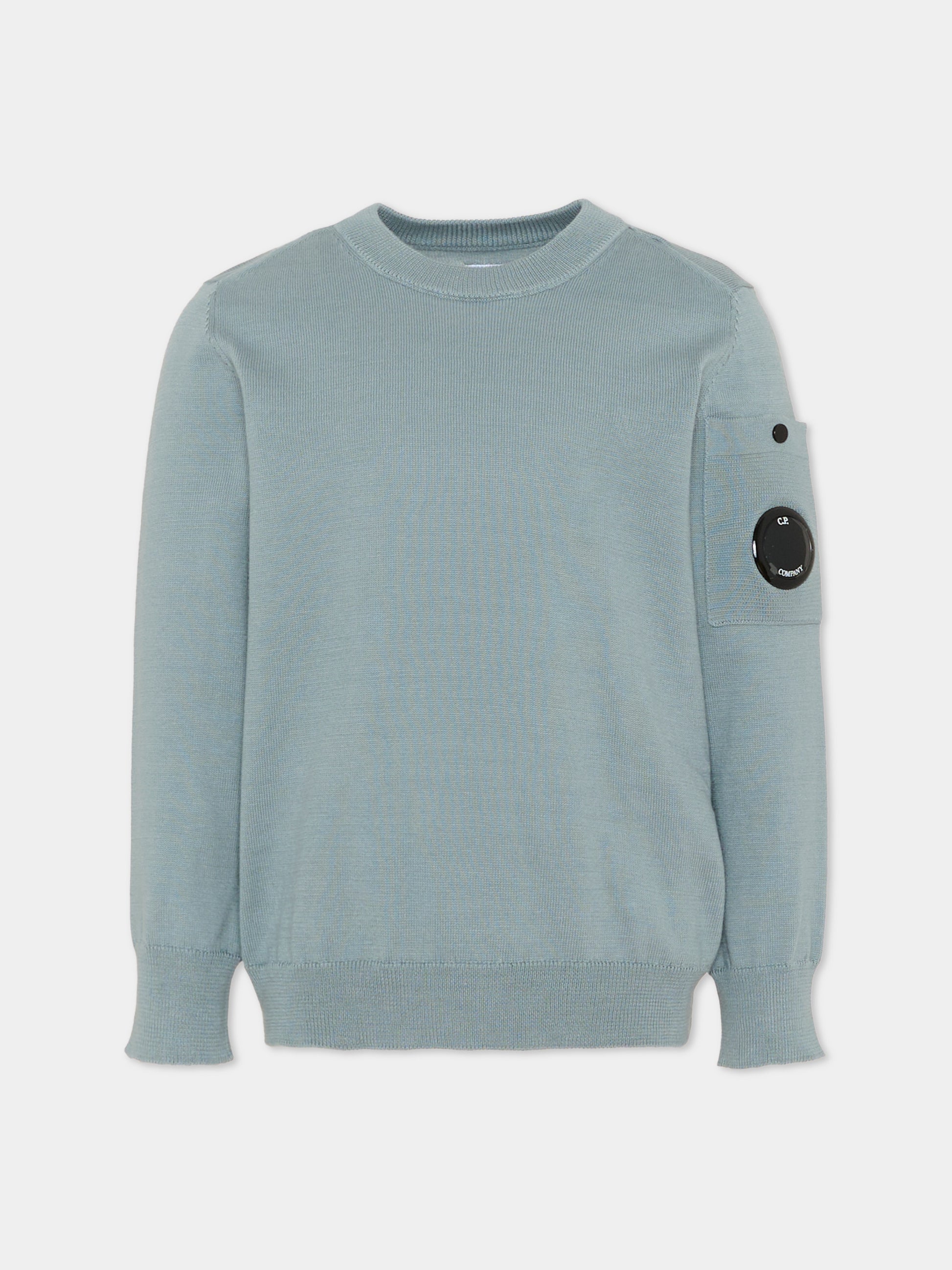 Maglione blu per bambino con lente,C. P. Company,CUW00O-LHE83 42210