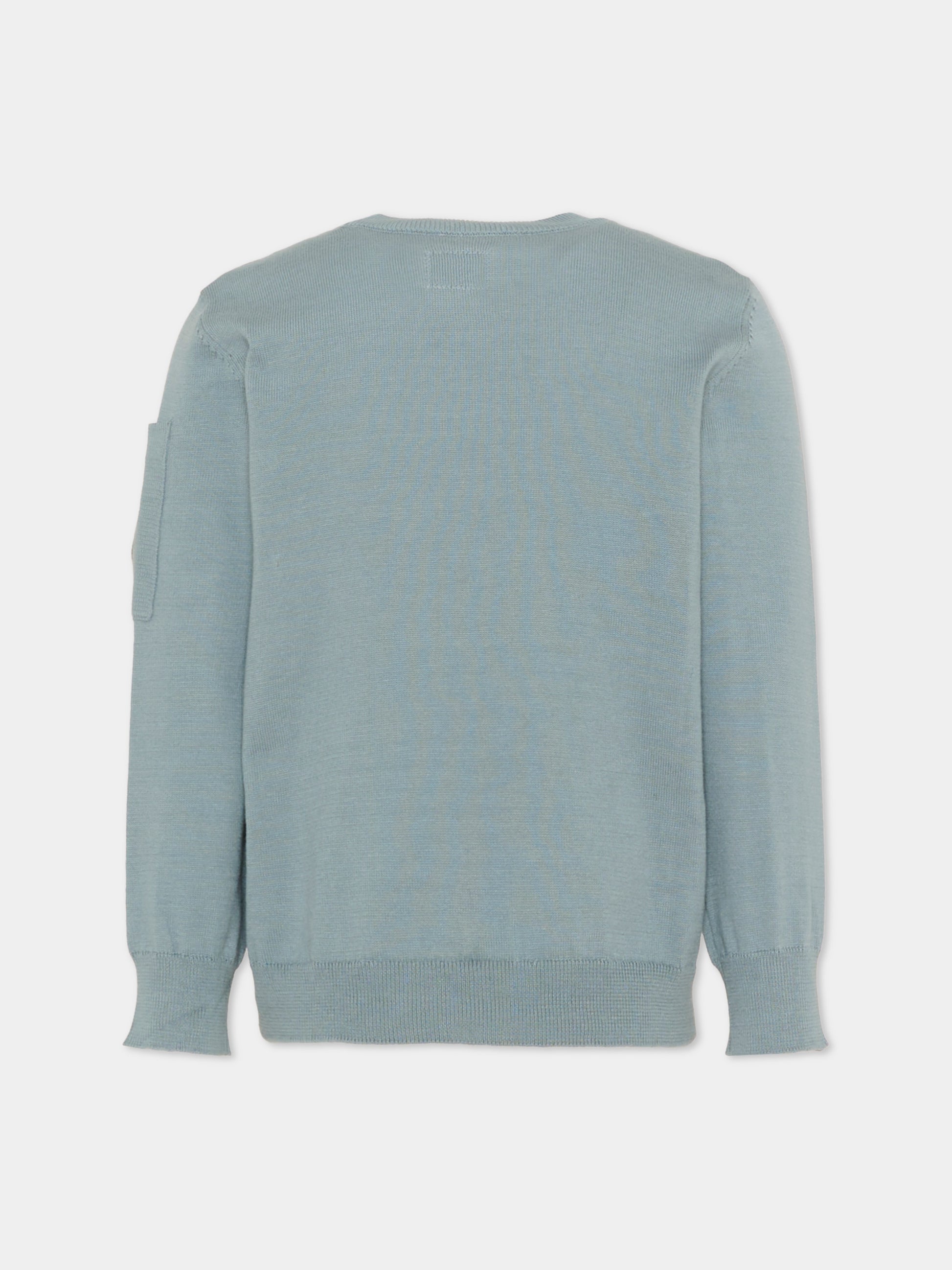 Maglione blu per bambino con lente,C. P. Company,CUW00O-LHE83 42210