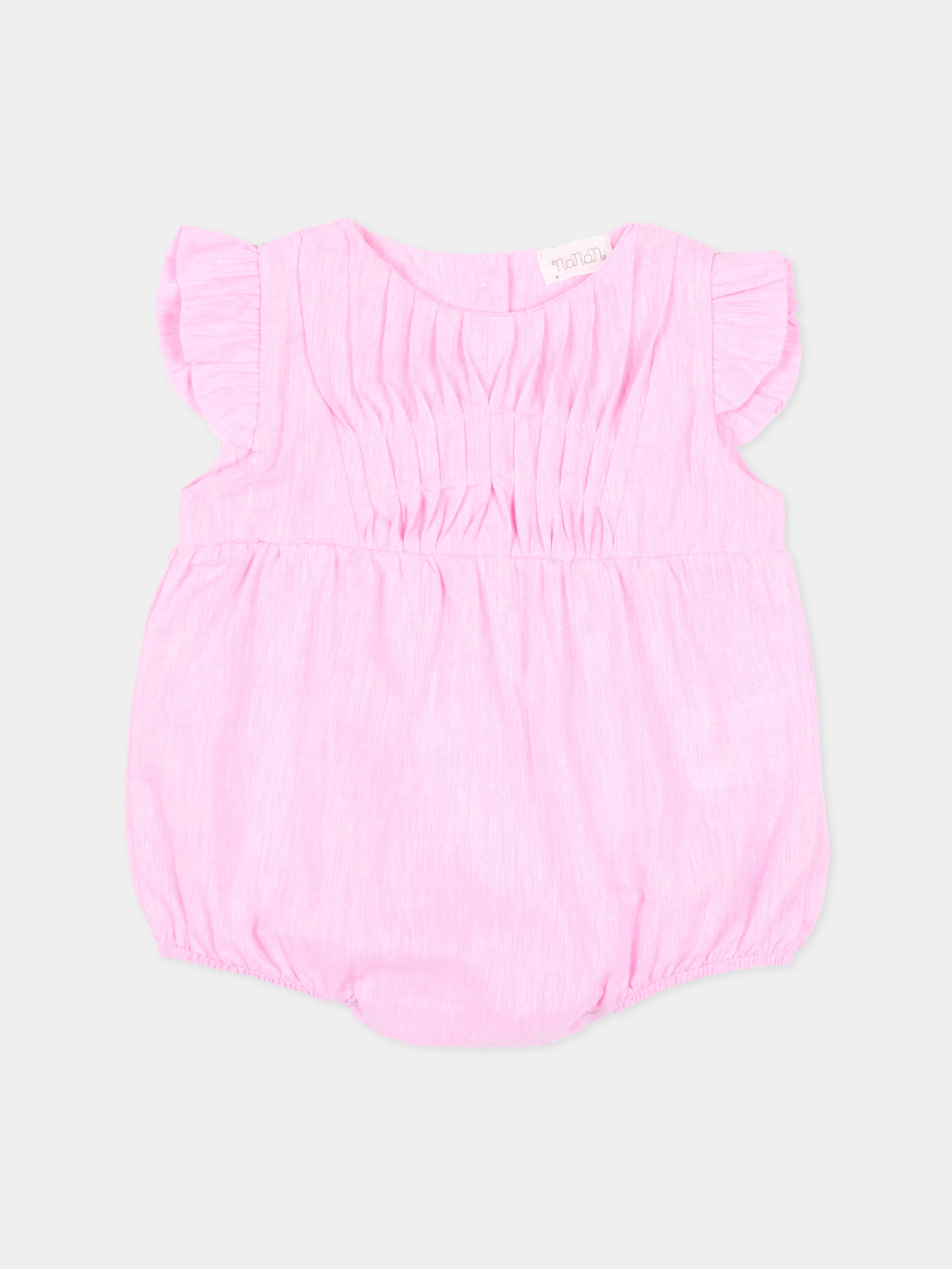 Pagliaccetto rosa per neonata,Nanán,E26507R