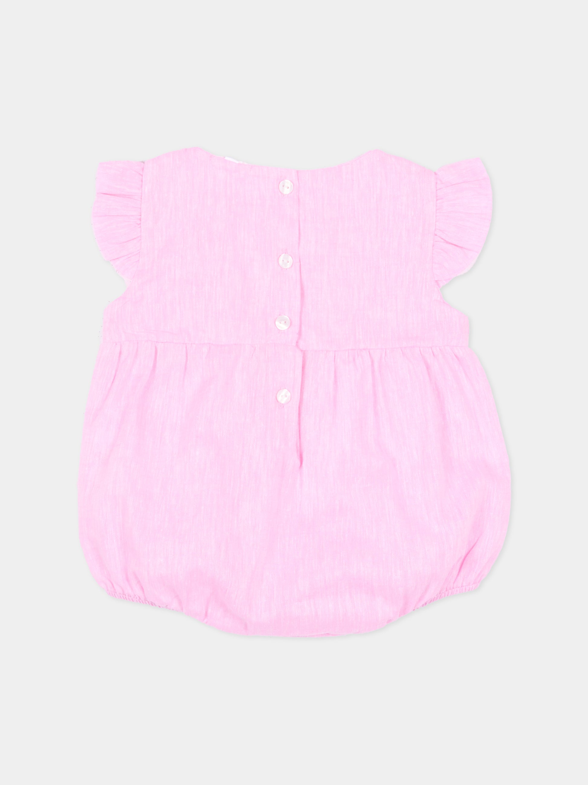 Pagliaccetto rosa per neonata,Nanán,E26507R