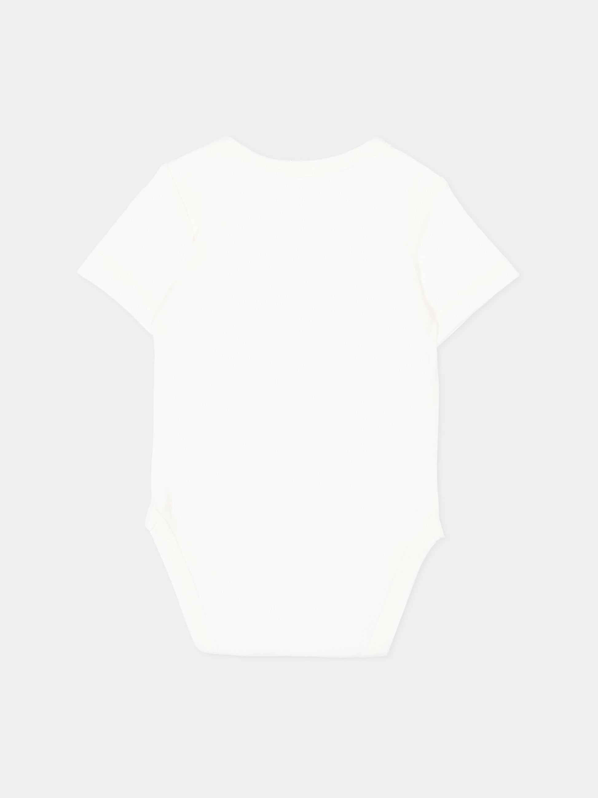 Body avorio per neonati con orsetto,Nanán,E26014OW