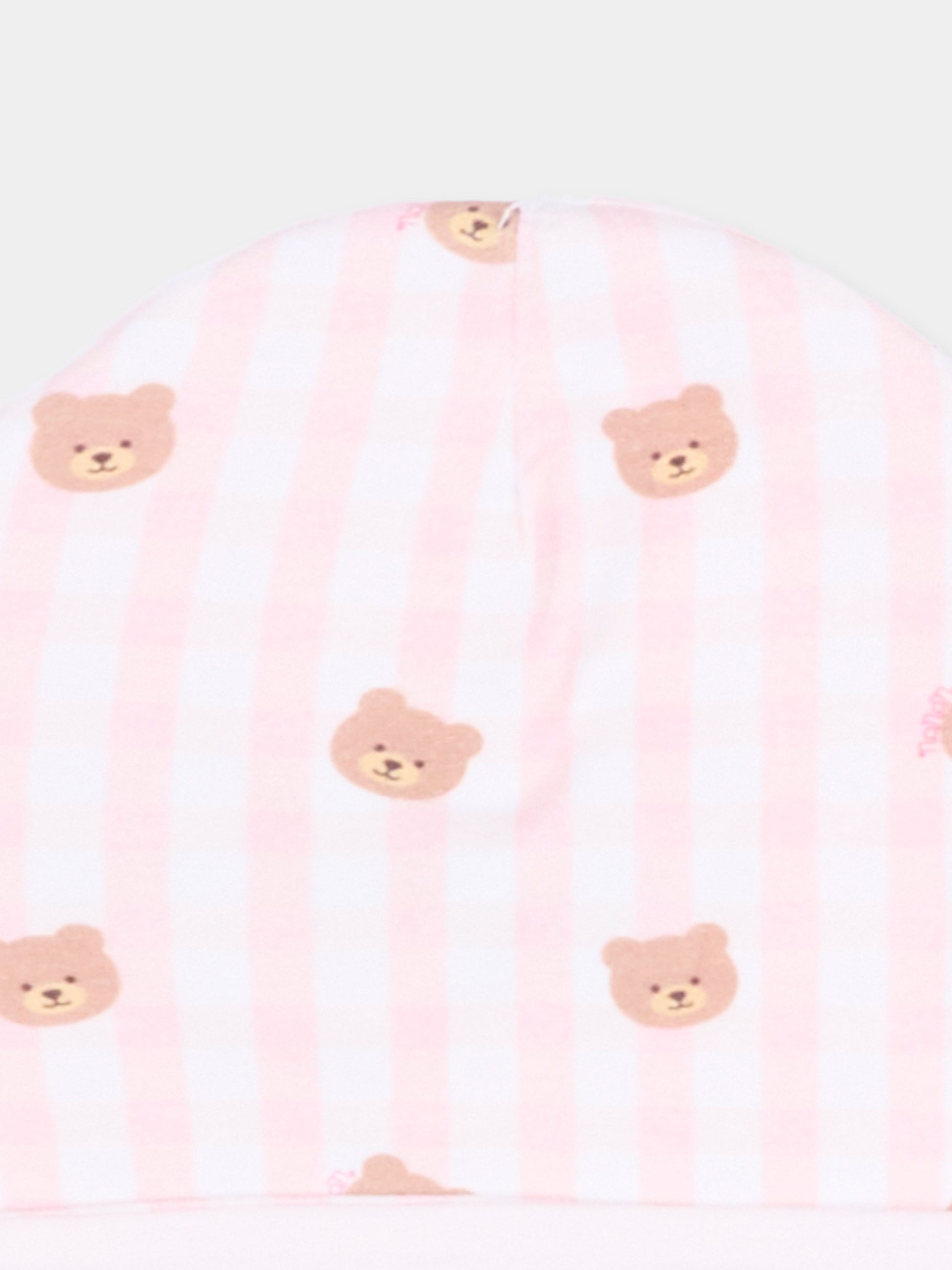 Cappello rosa per neonata con teddy bear,Nanán,E26020R