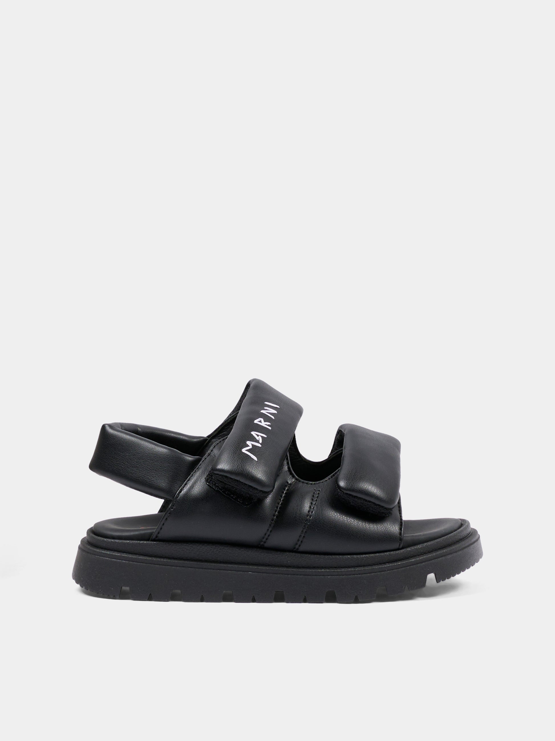 Sandalo nero per bambina,Marni Kids,82306 - VAR1