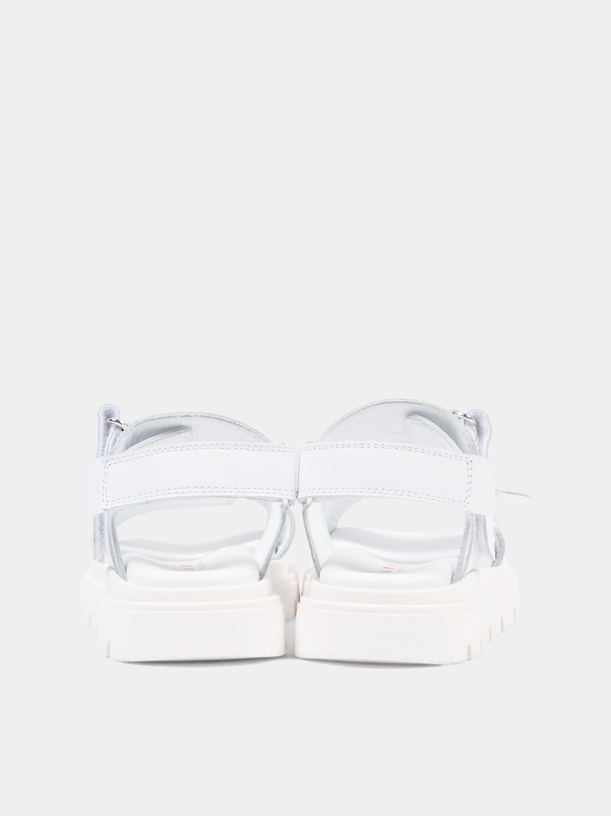 Sandalo bianco per bambina con logo,Marni Kids,82307 - VAR2