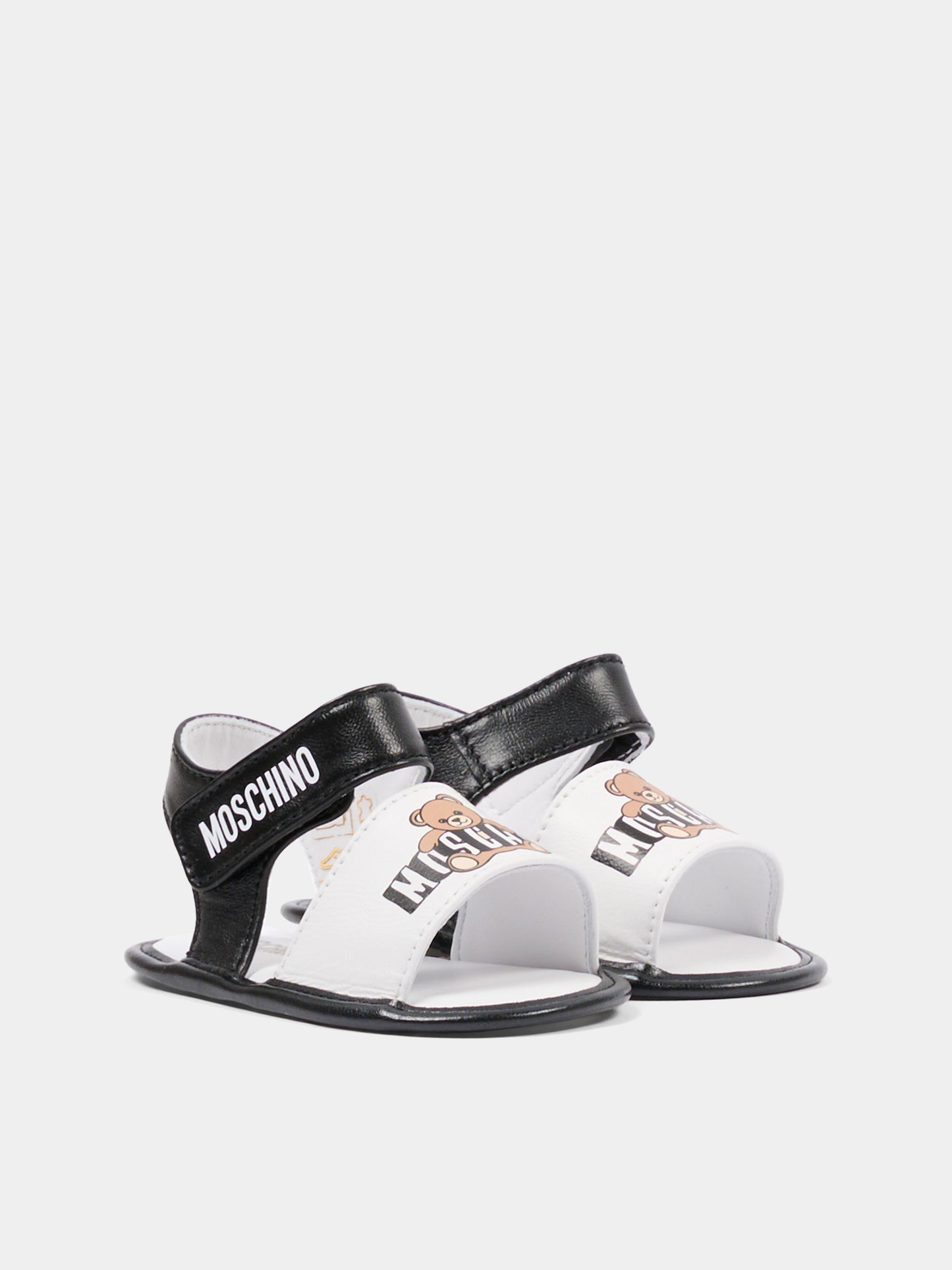 Sandali multicolor per neonato con logo,Moschino Kids,82872 - VAR1