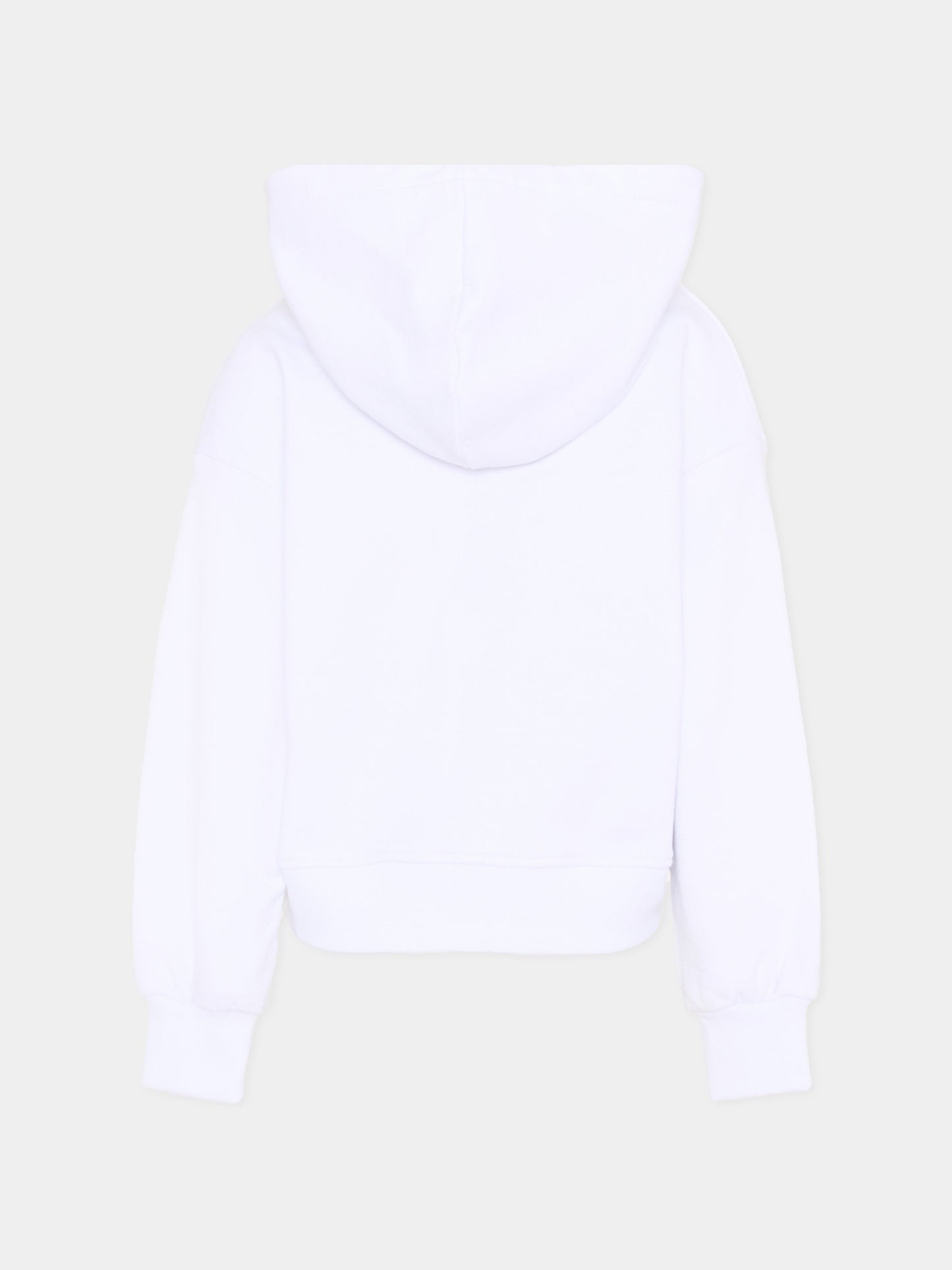 Felpa bianca Barrow per bambina stampa logo,Barrow,S6BKJGHS178 002