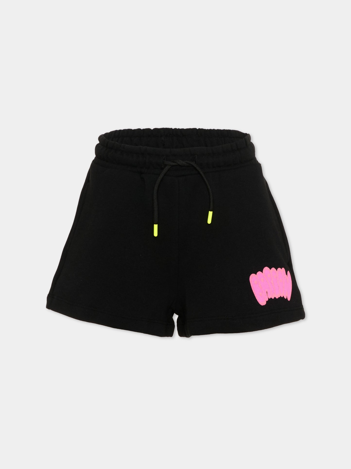 Shorts sportivi neri Barrow per bambina,Barrow,S6BKJGSH185 110