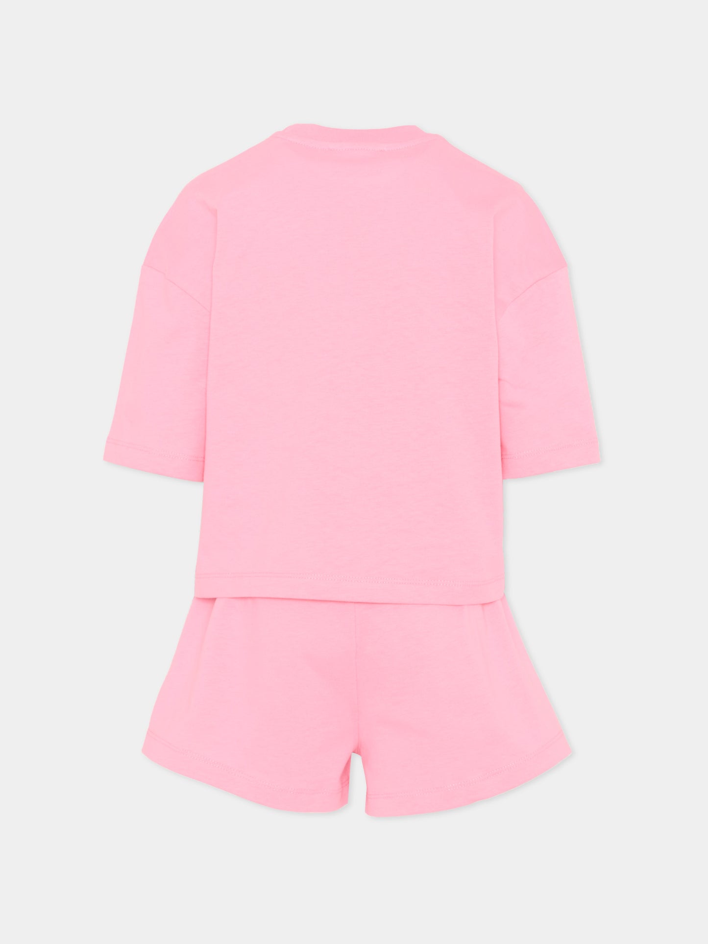 Completo sportivo rosa per bambina con orsetto,Barrow,S6BKJGTR033 BW311