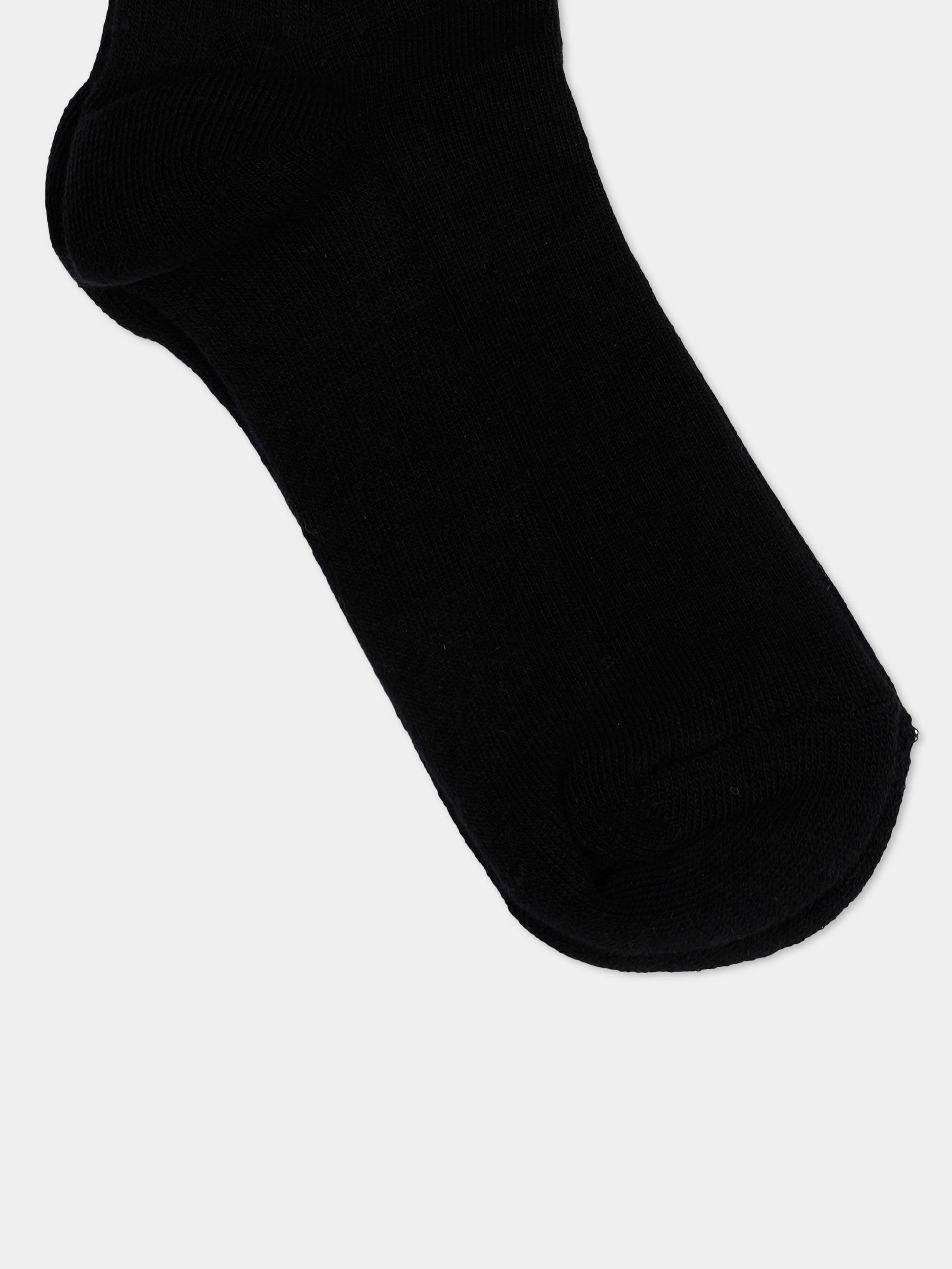 Calzini neri per bambini con smile,Barrow,S6BKJUSO027 110