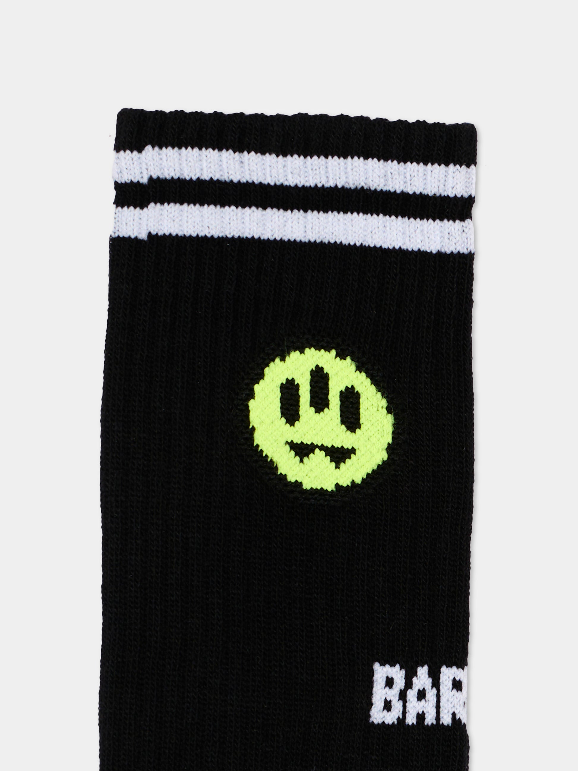 Calzini neri per bambini con smile,Barrow,S6BKJUSO027 110